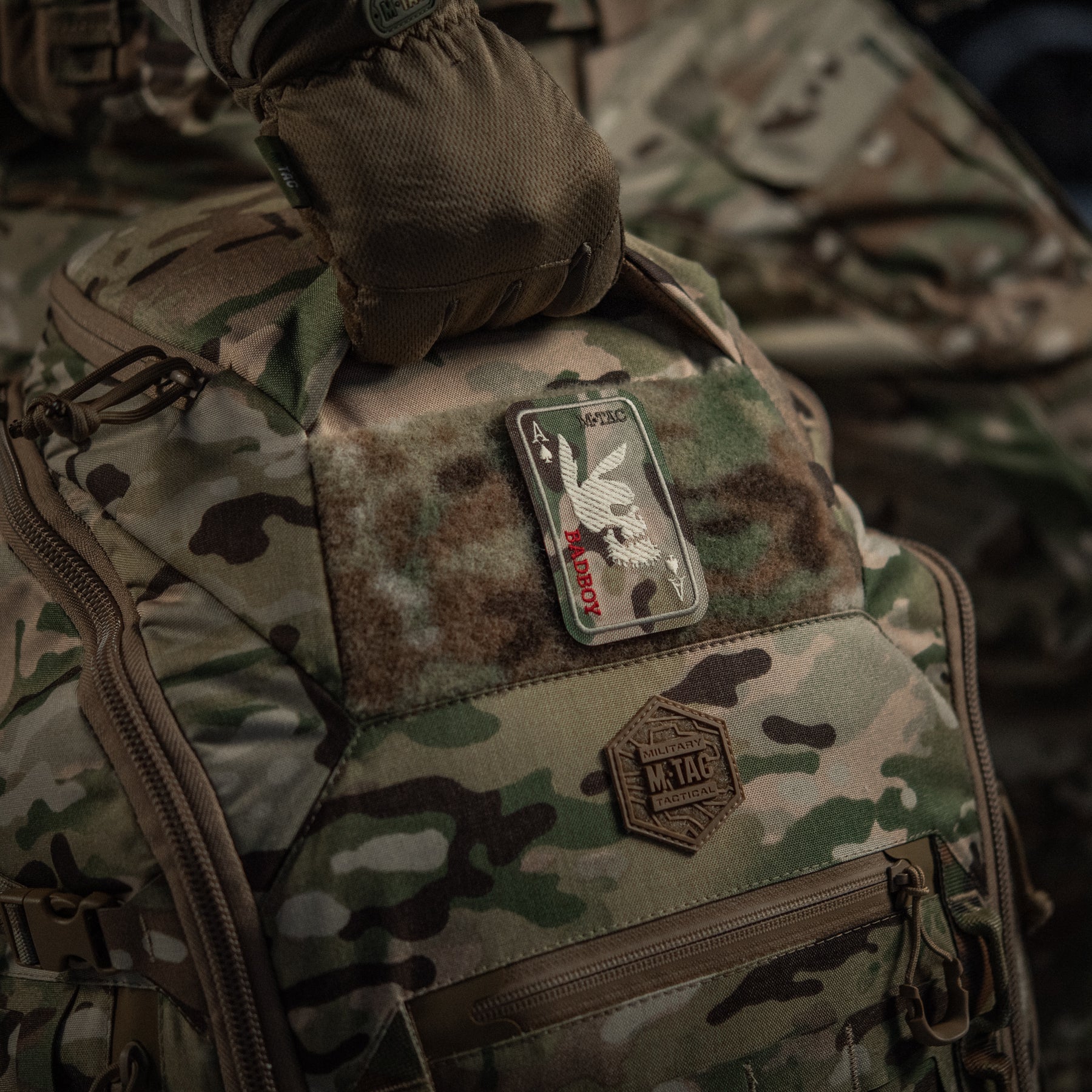 M-Tac нашивка Bad Boy (вишивка) Multicam