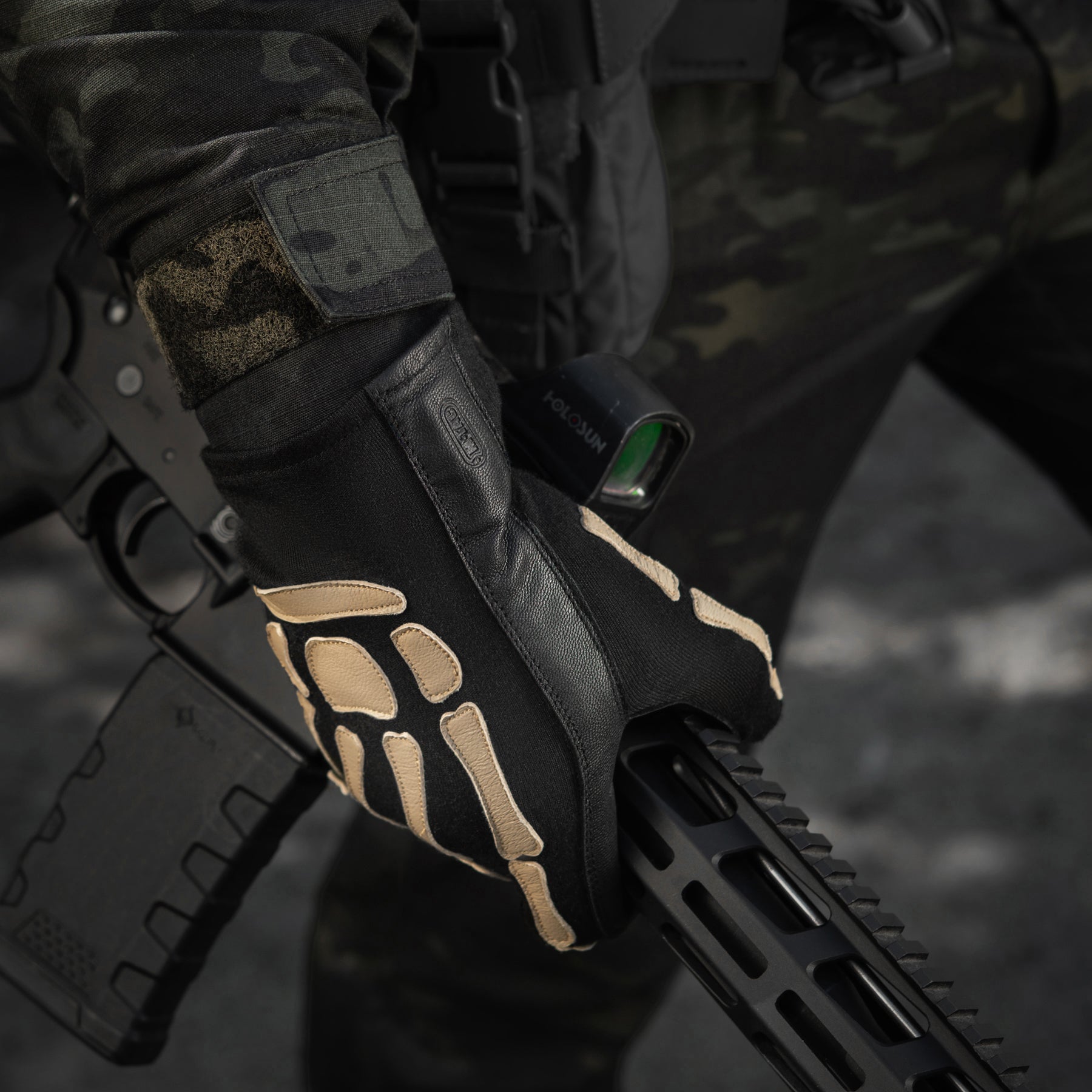 M-Tac рукавички Skeleton Black/Coyote