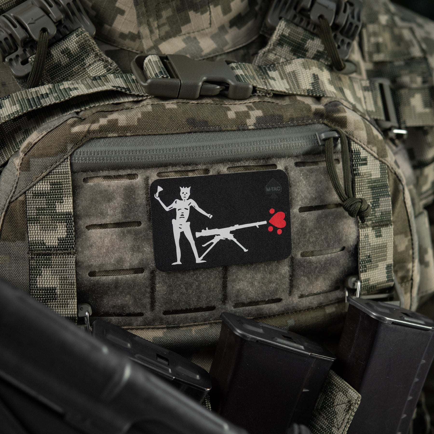 M-Tac нашивка прапор Чорна Борода СПГ-9 Black