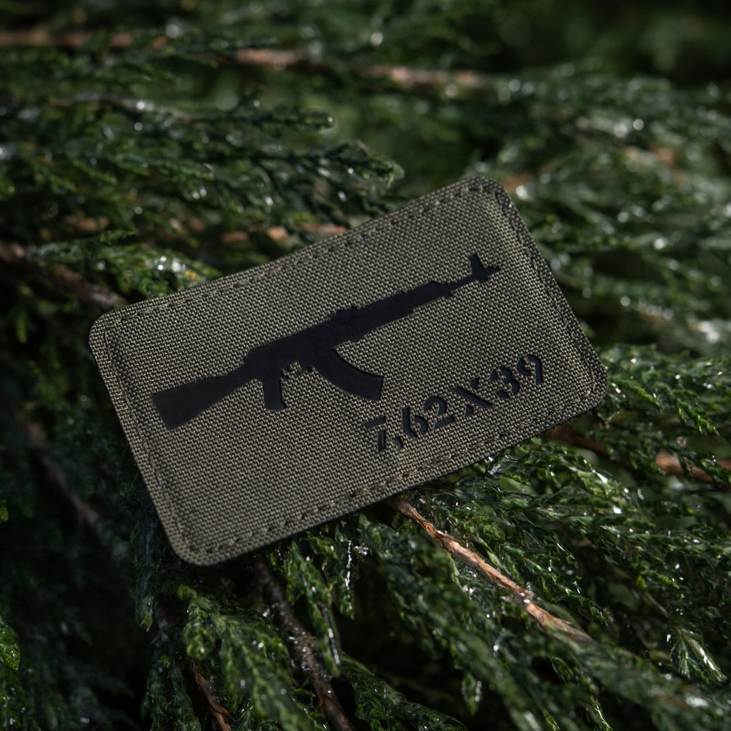 M-Tac нашивка AKM 7,62х39 Laser Cut Ranger Green/Black