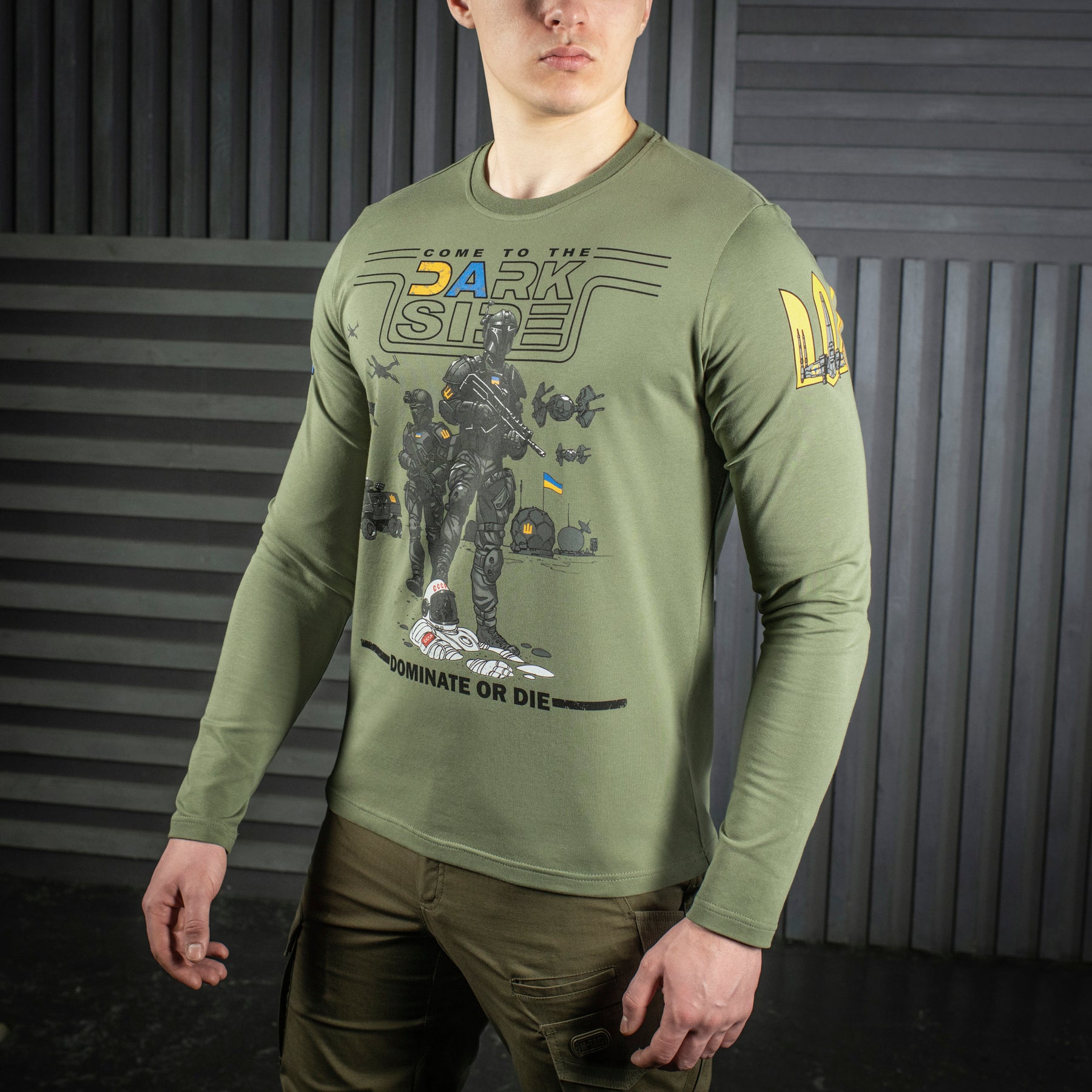 M-Tac футболка UA довгий рукав Side Light Olive