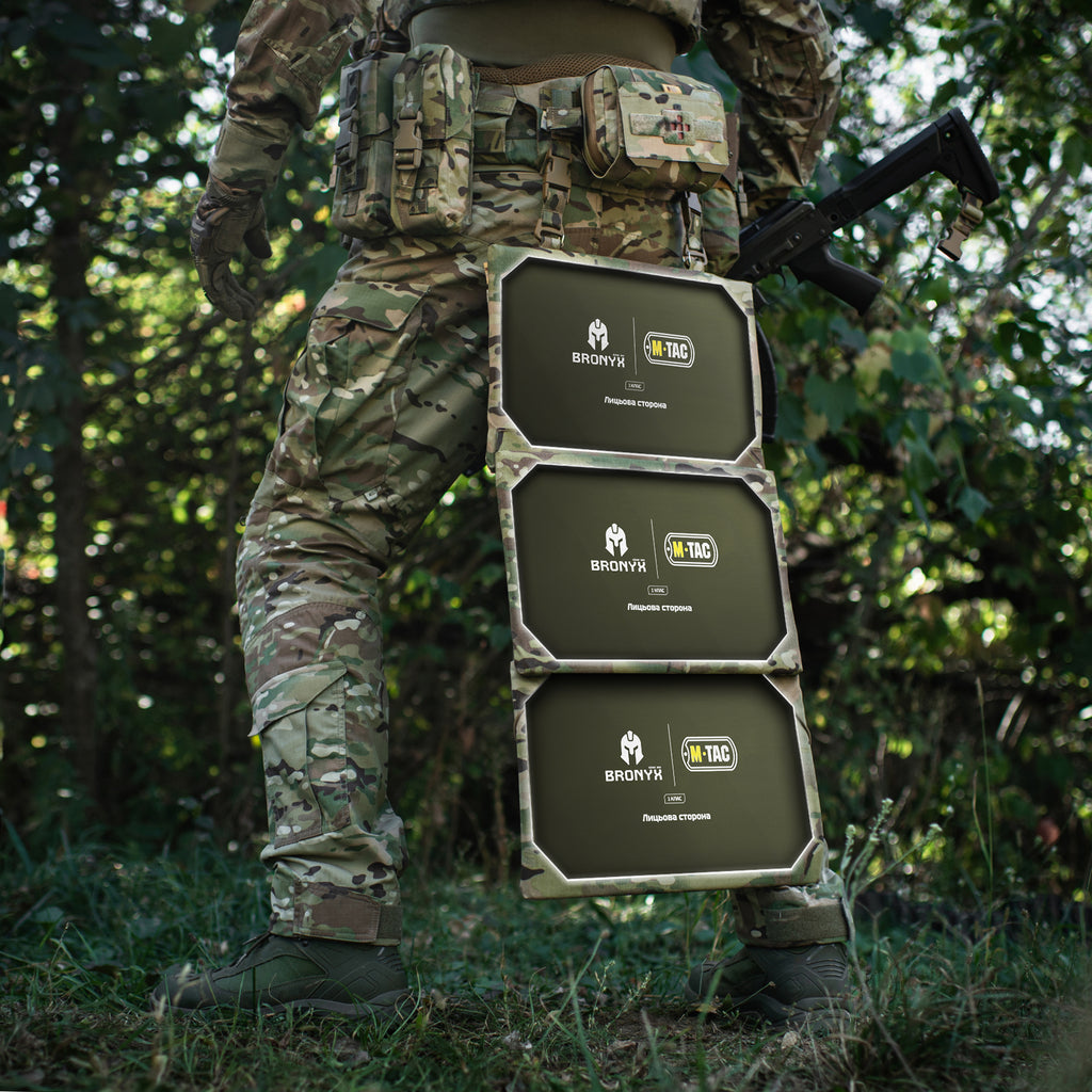 M-Tac килимок для сидіння трьохсекційний з балістичним пакетом 1 клас (BRONYX) Multicam