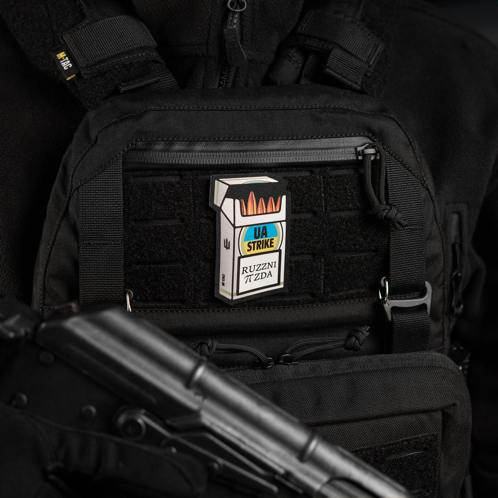 M-Tac нашивка UA STRIKE Black