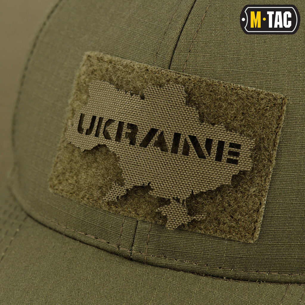 M-Tac нашивка Ukraine (контур) скрізна Laser Cut Ranger Green