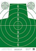Алебарда мішень паперова №4М зелена (5 шт)