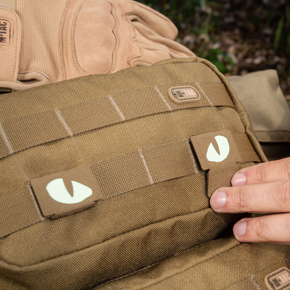 M-Tac нашивка Tiger Eyes Laser Cut (пара) Coyote