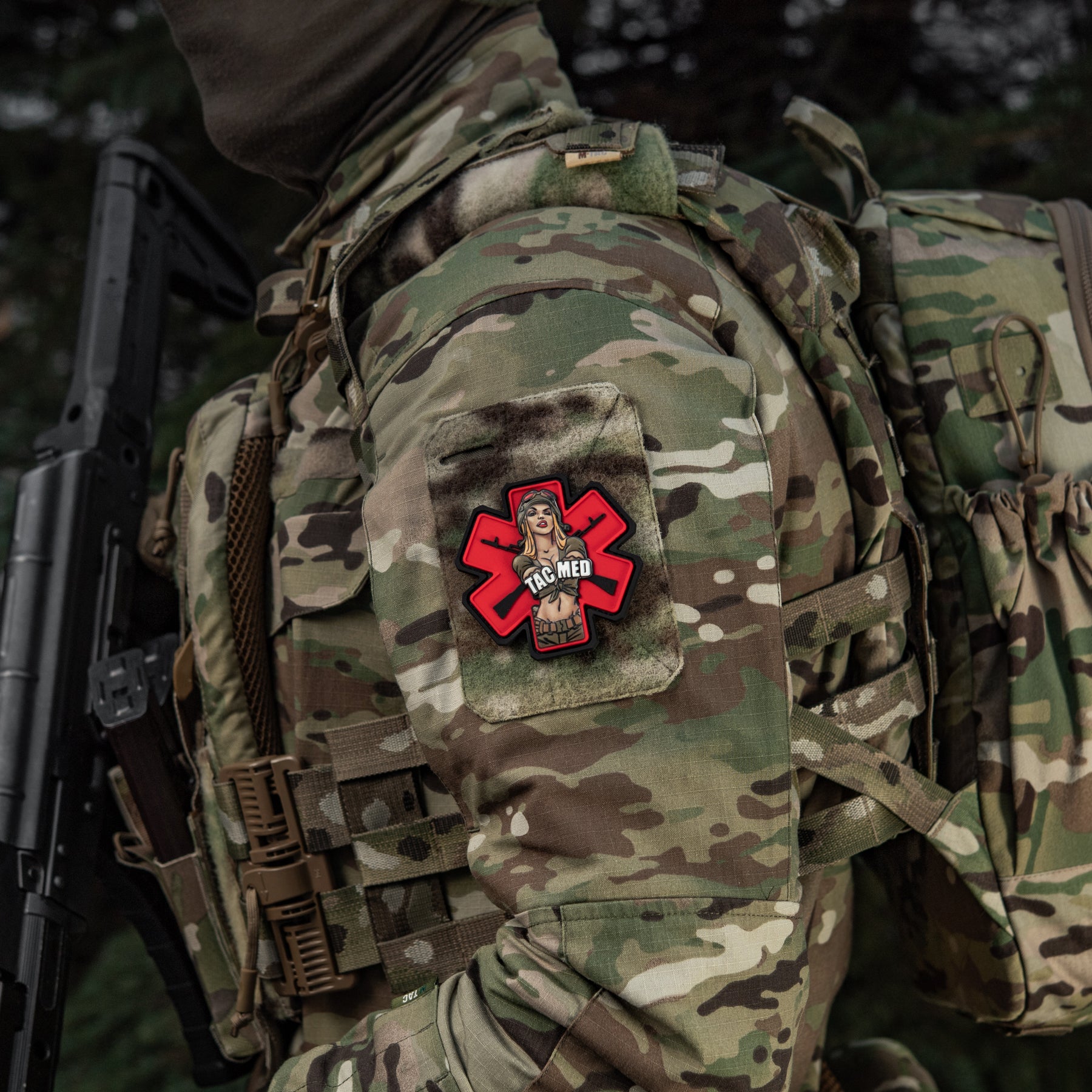 M-Tac нашивка TacMed PVC Olive
