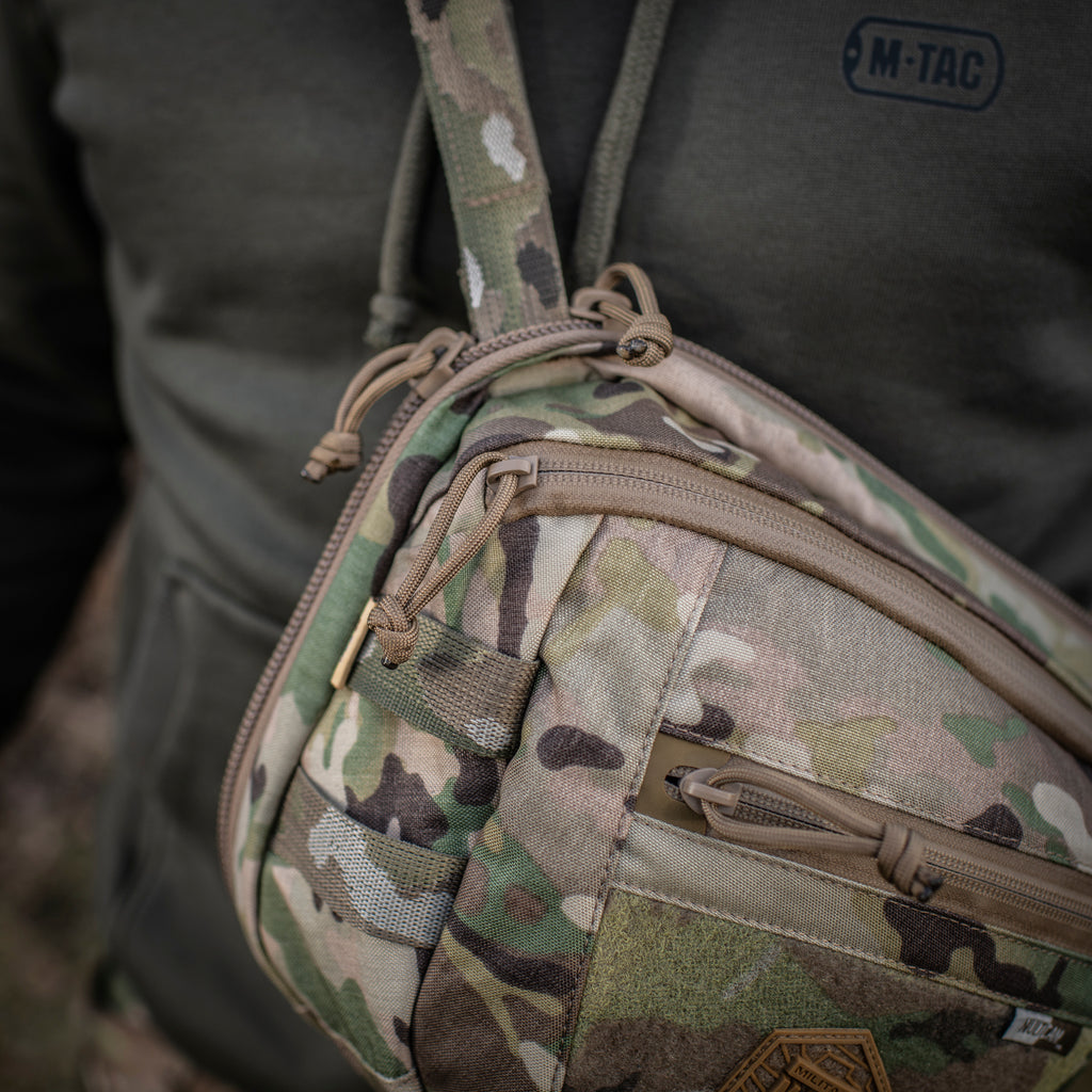 M-Tac сумка Sphaera Hex Hardsling Bag Large з липучкою Elite Multicam