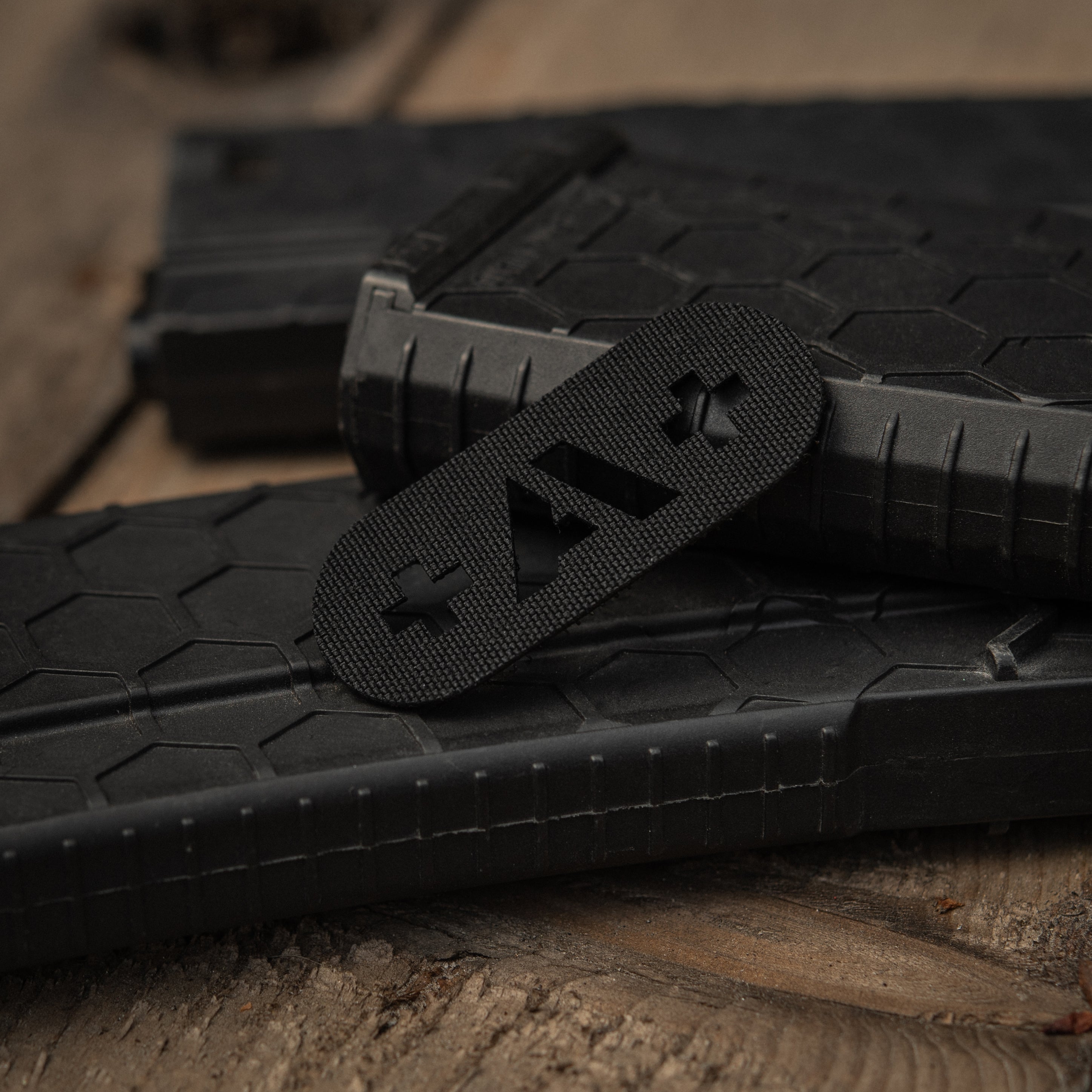 M-Tac нашивка група крові +A+ наскрізна Laser Cut Black