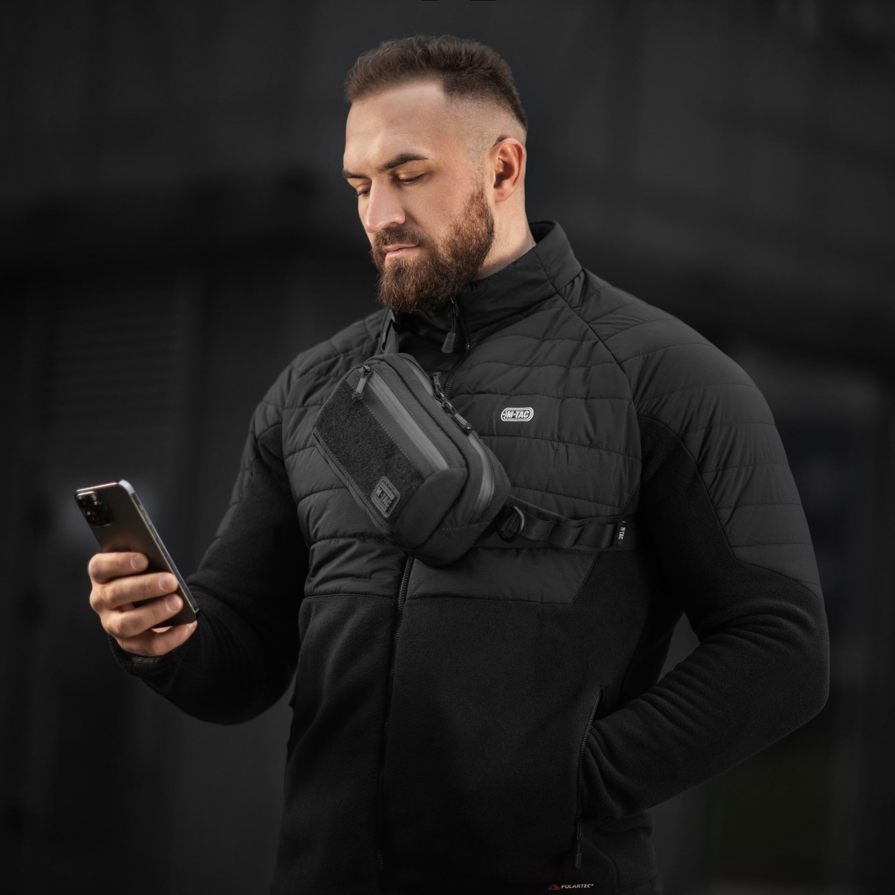 M-Tac сумка City Waist Bag з липучкою Lite-NR Elite Black