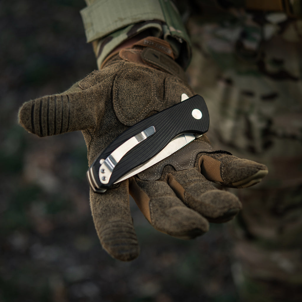 M-Tac ніж складаний Type 11 Black/Steel