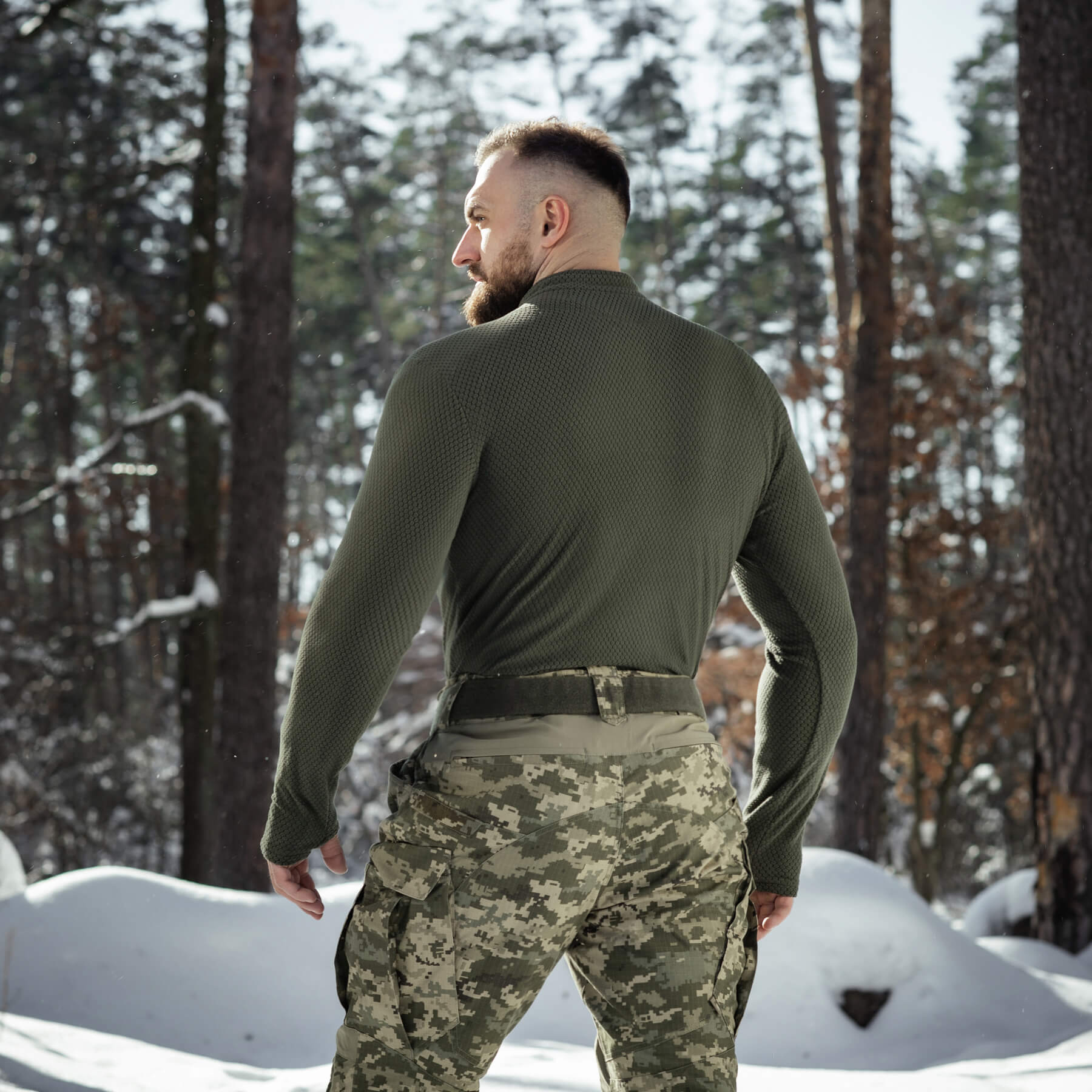 M-Tac термосорочка фліс Delta Level 2 Hex Army Olive