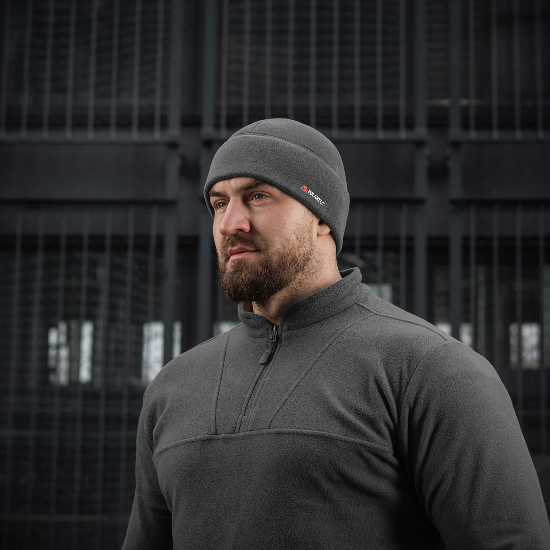M-Tac шапка Watch Cap Polartec Cold Weather Dark Grey