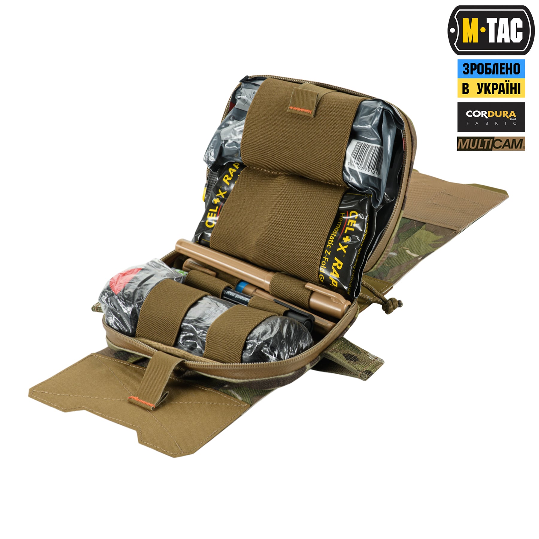 M-Tac підсумок медичний горизонтальний Large Elite Multicam
