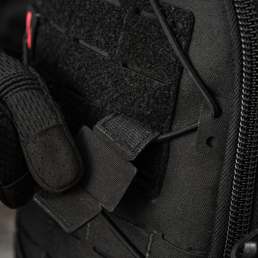 M-Tac нашивка Tiger Eyes Laser Cut (пара) Black/Red/GID