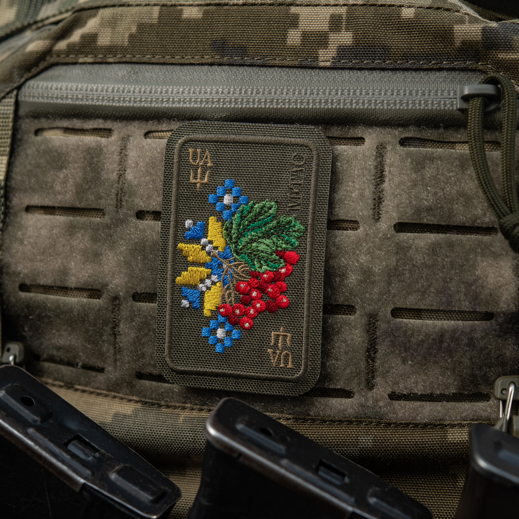 M-Tac нашивка Орнамент Калина (вишивка) Ranger Green