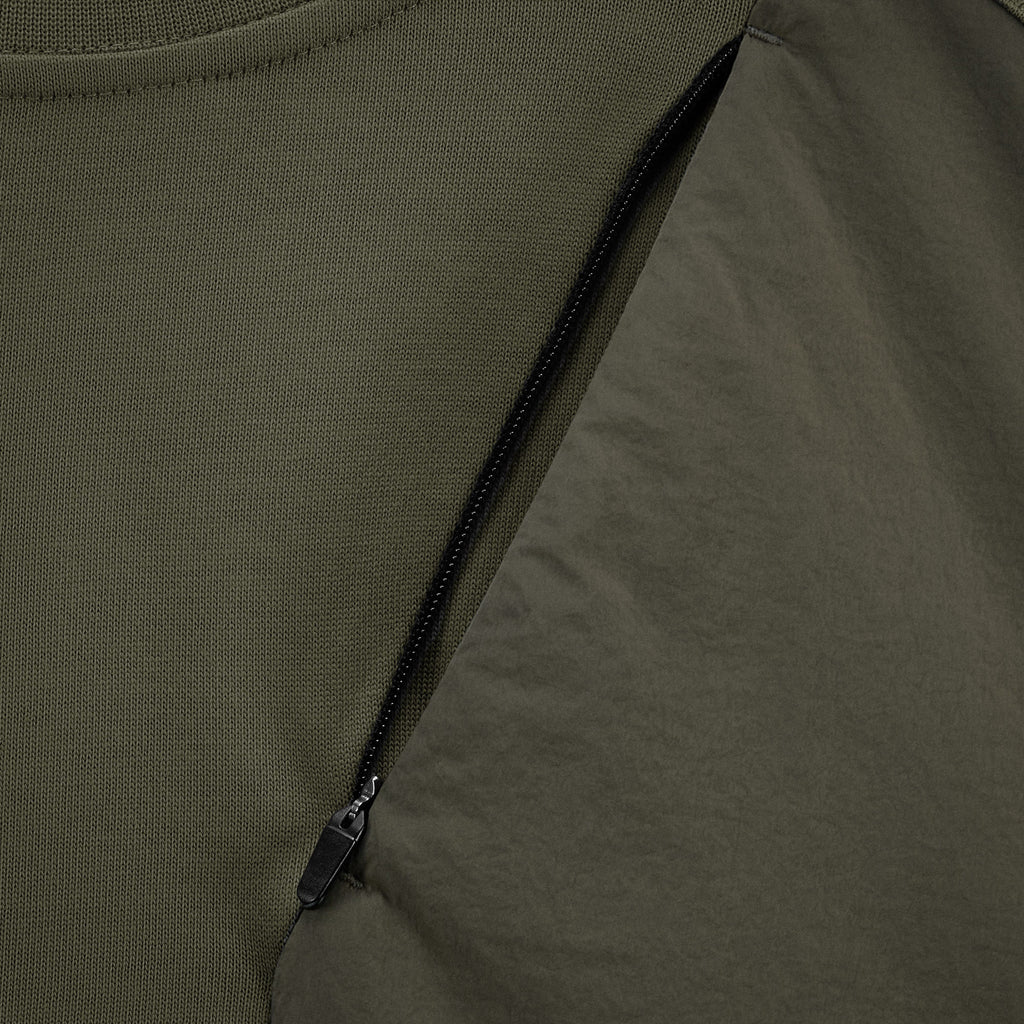 Phantom Project/M-Tac футболка Long Zipper combo Cotton Nylon Ranger Green
