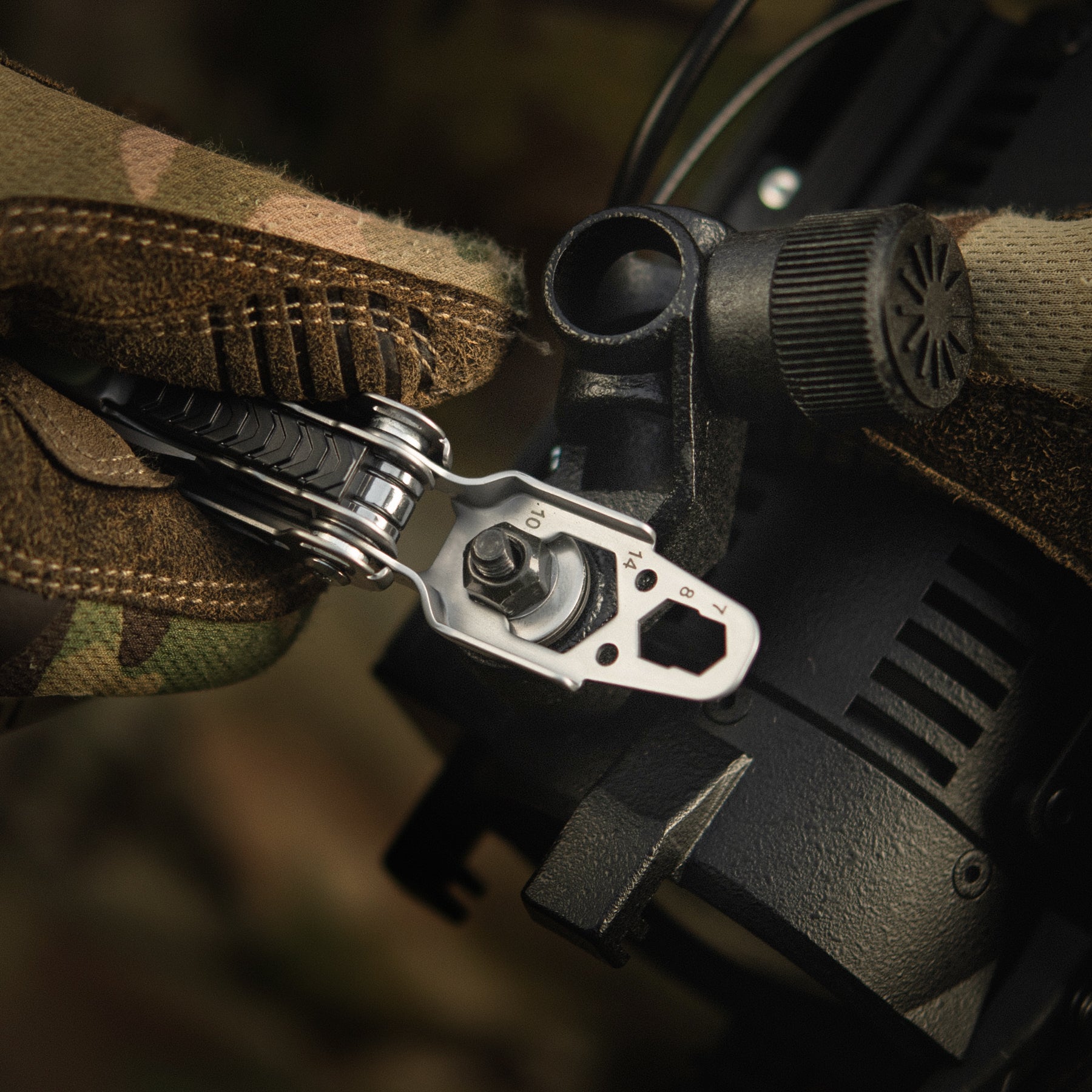 M-Tac мультитул Type 12 Steel/Damascus