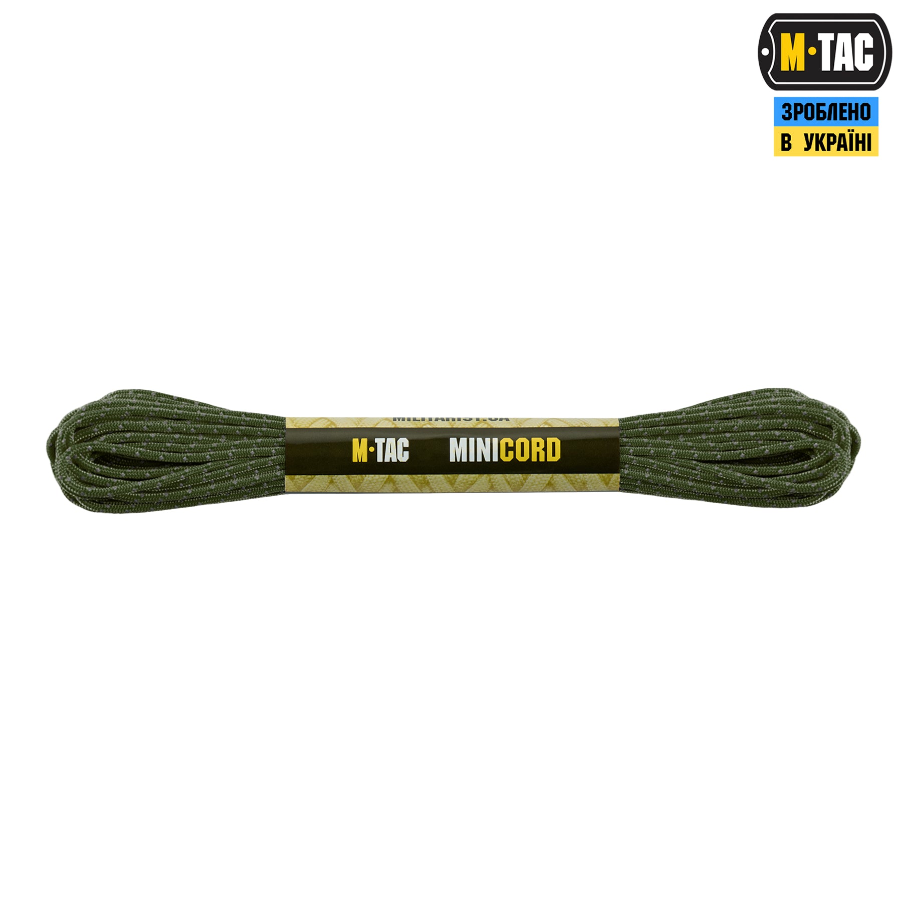 M-Tac паракорд Minicord Reflective OD Green 15м