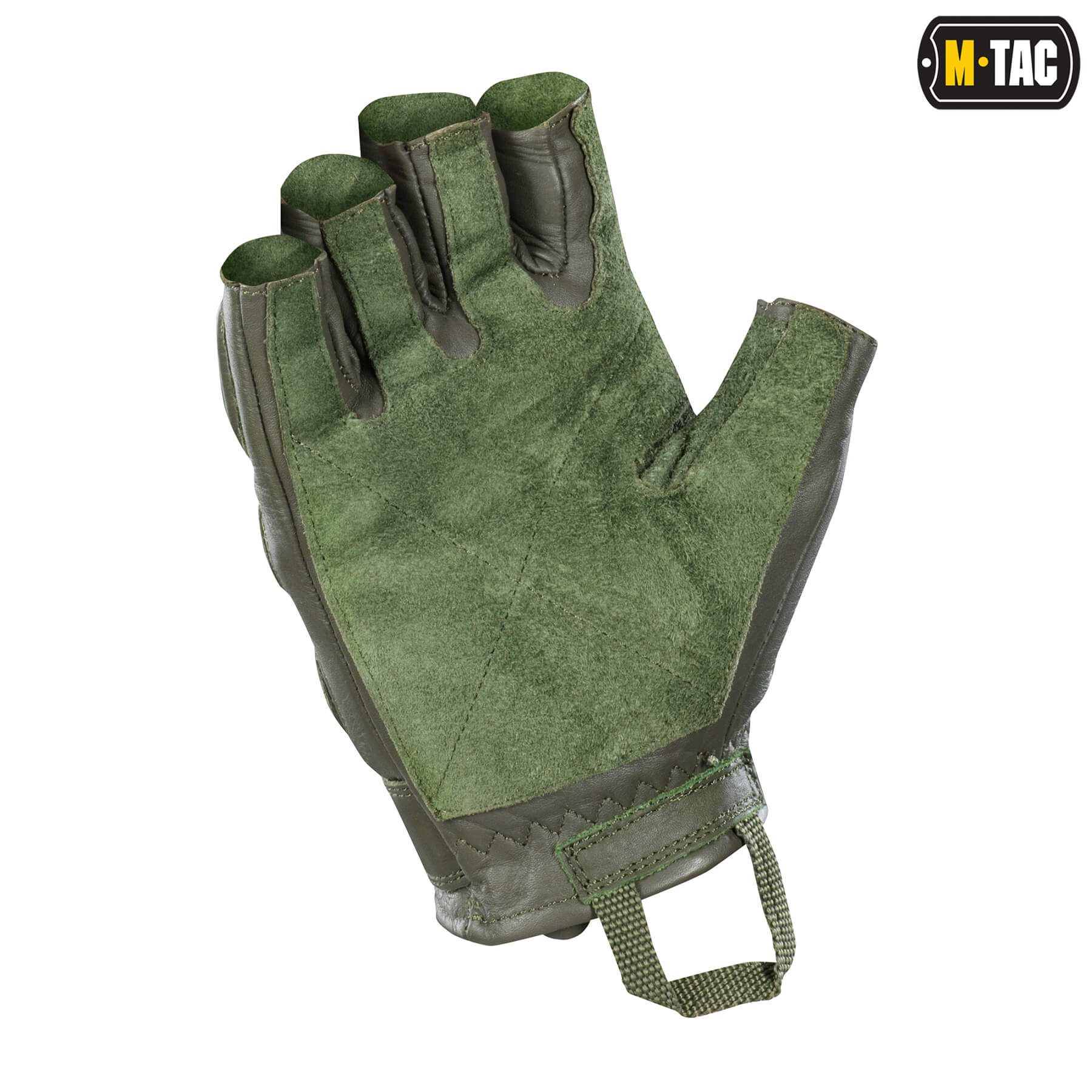 M-Tac рукавички безпалі шкіряні Assault Tactical Mk.1 Olive