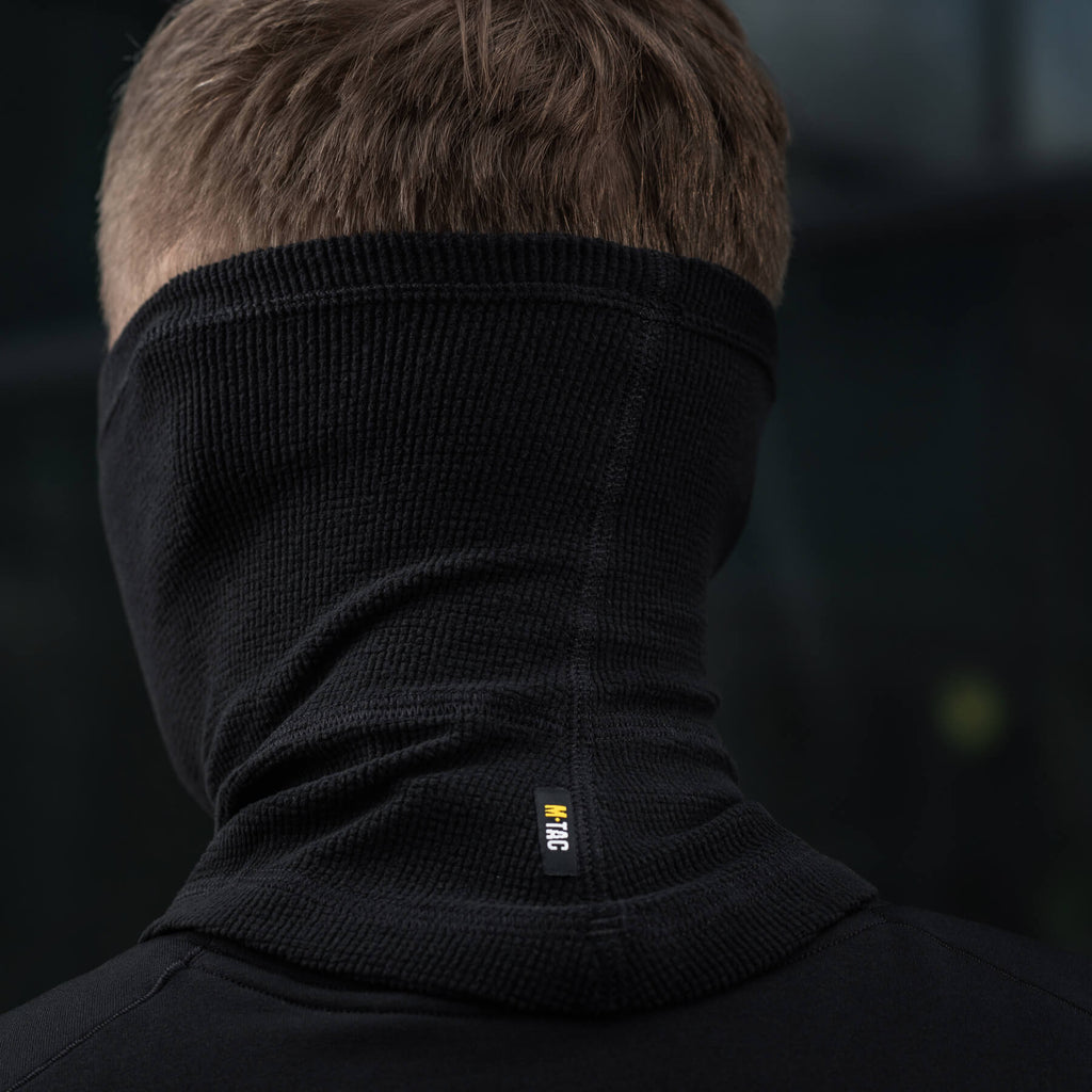 M-Tac шарф-труба довгий мікрофліс ріп-стоп Black