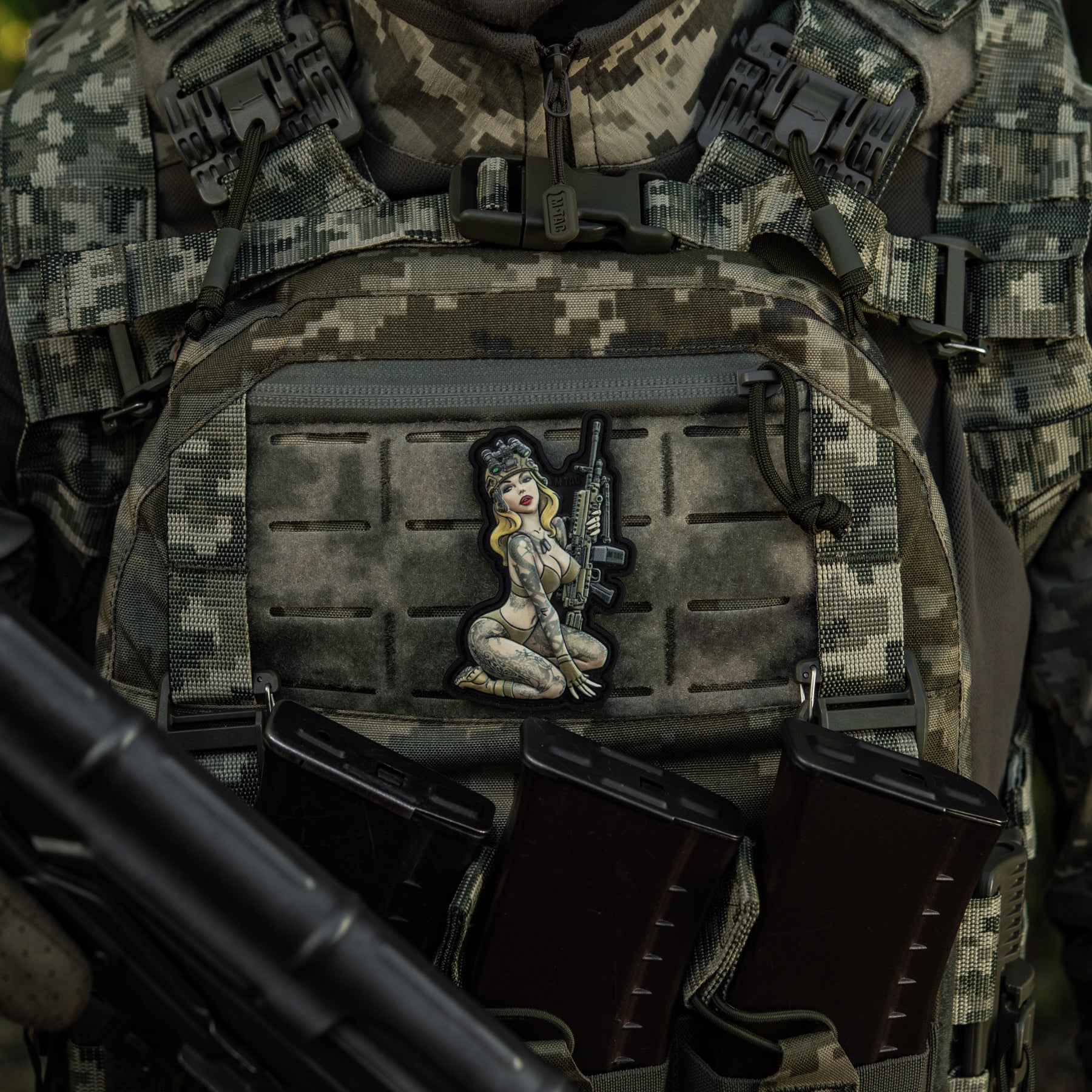 M-Tac нашивка Tactical girl №5 PVC Skandinavik