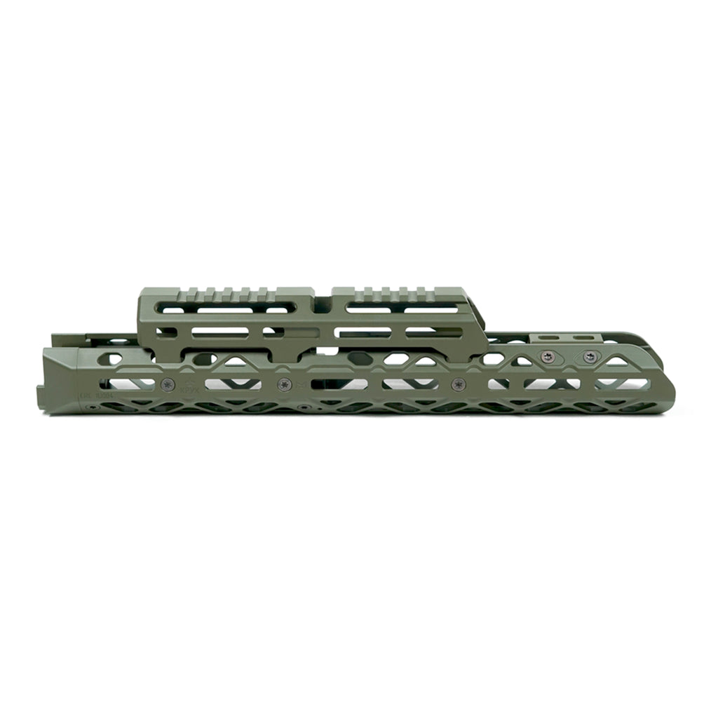 Крук цівка для АК довге с кріпленням та довгим верхнім містком M-Lok OD Green (1U004B)