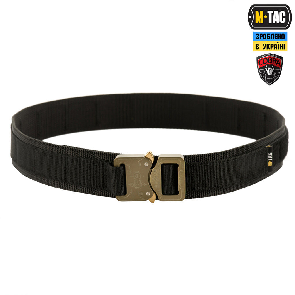 M-Tac ремінь Cobra Buckle Tactical Belt Black