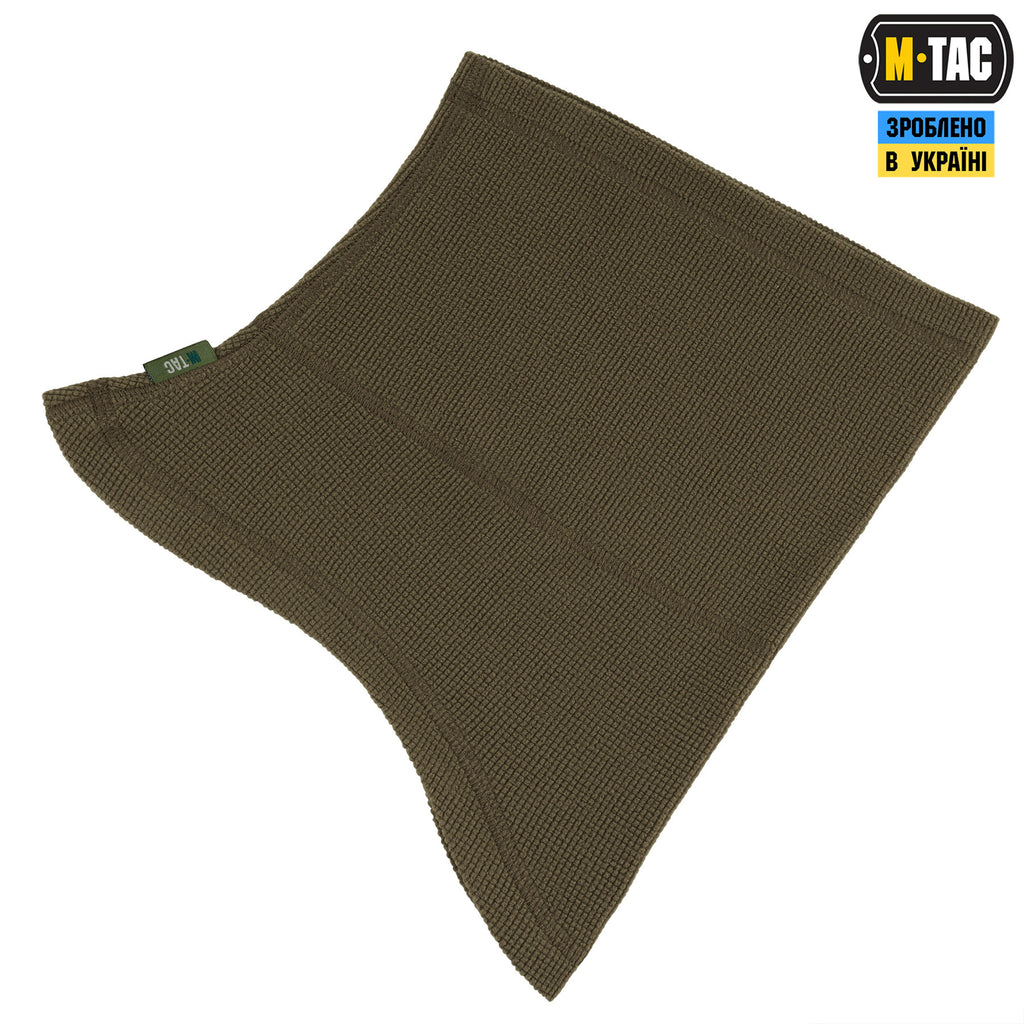 M-Tac шарф-труба анатомічний мікрофліс ріп-стоп Dark Olive