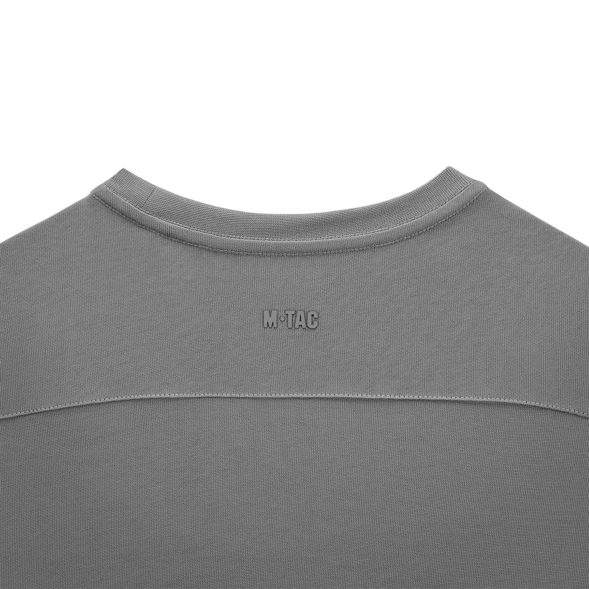 Phantom Project/M-Tac футболка Long Zipper combo Cotton Nylon Light Grey