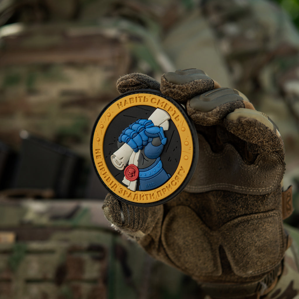 M-Tac нашивка Присяга PVC Yellow/Blue