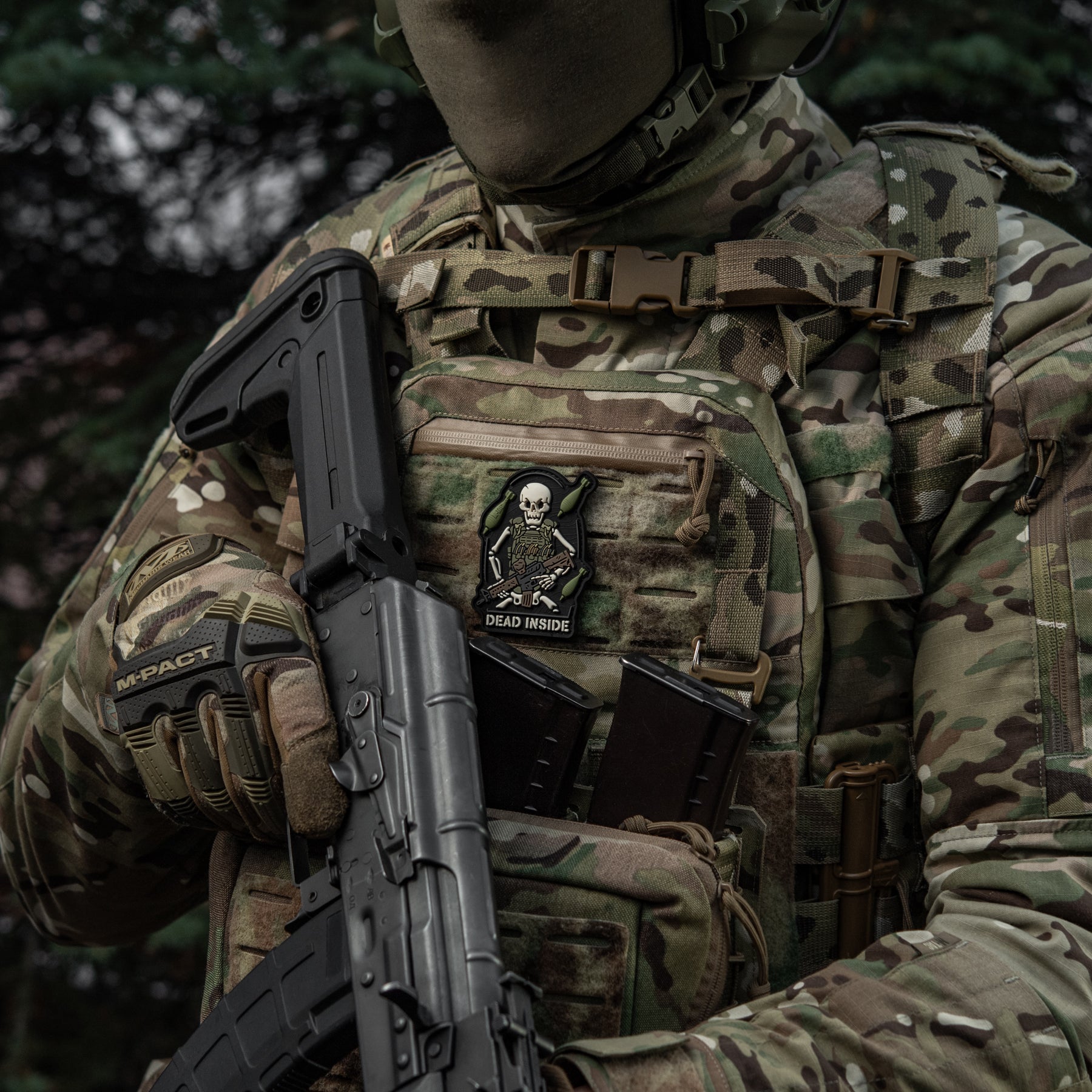 M-Tac нашивка Dead Inside Black/Olive