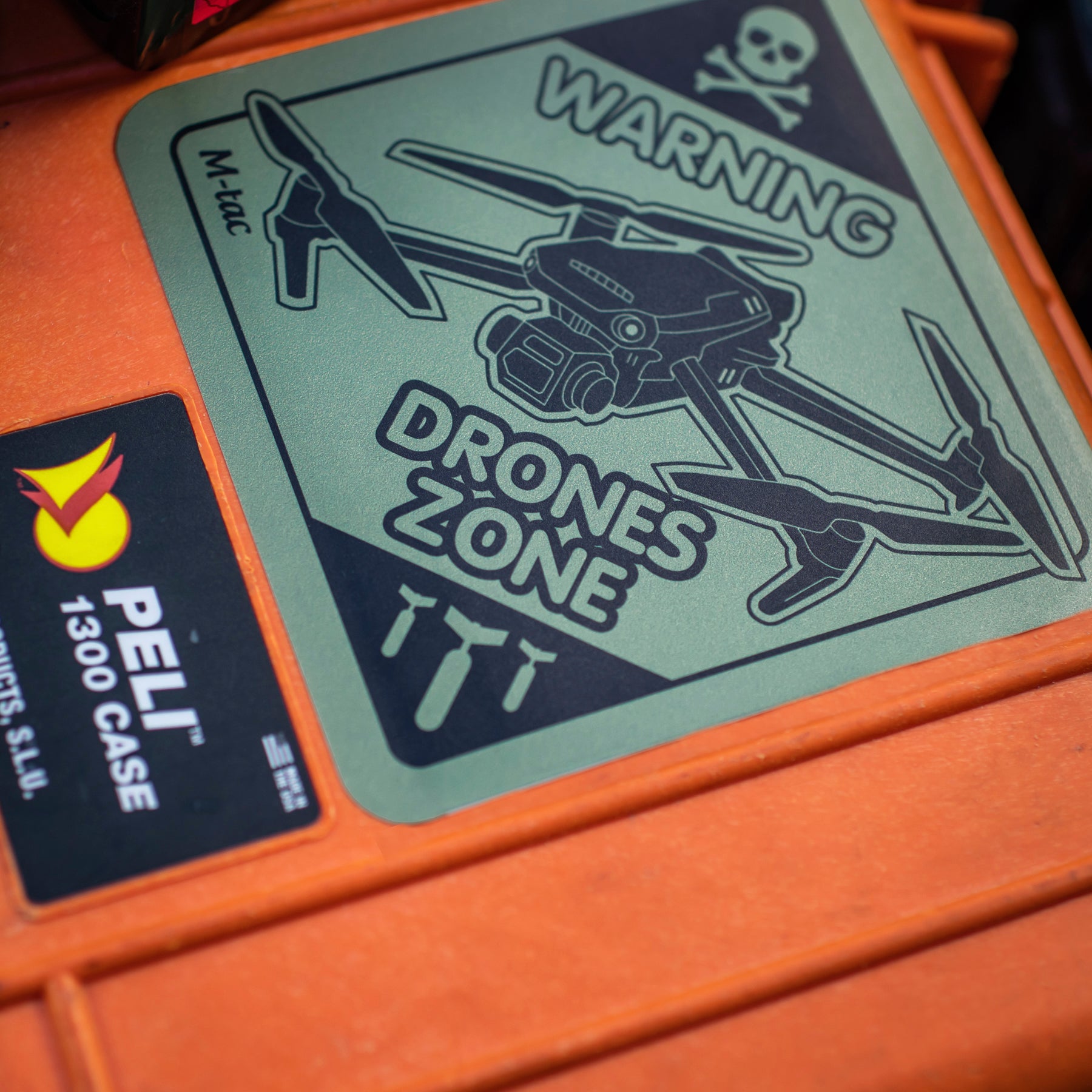 M-Tac наклейка Drones Zone Large Ranger Green