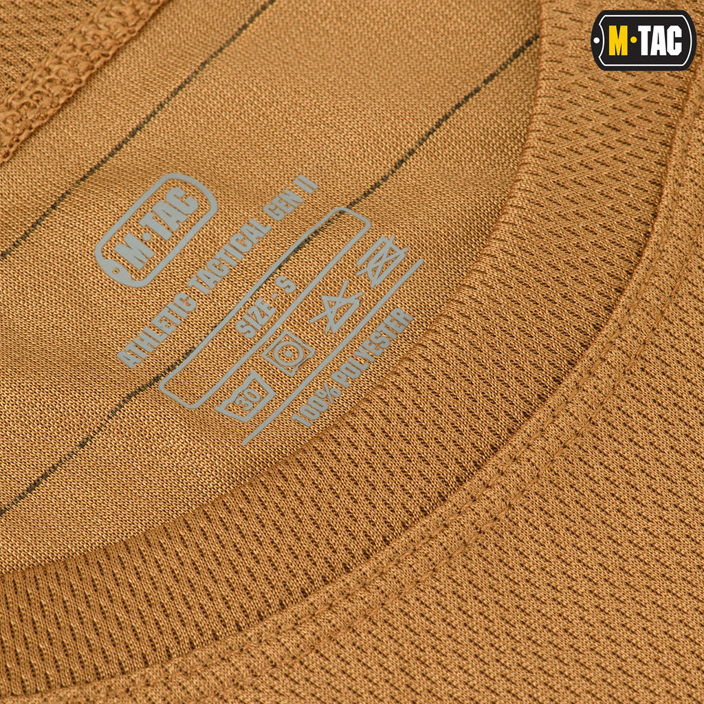 M-Tac футболка потовідвідна Athletic Tactical Gen.2 Coyote Brown
