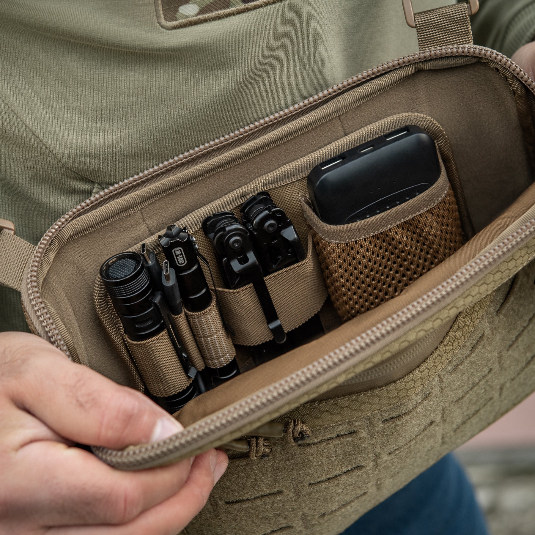 M-Tac сумка Admin Bag Medium Elite з липучкою Hex Coyote