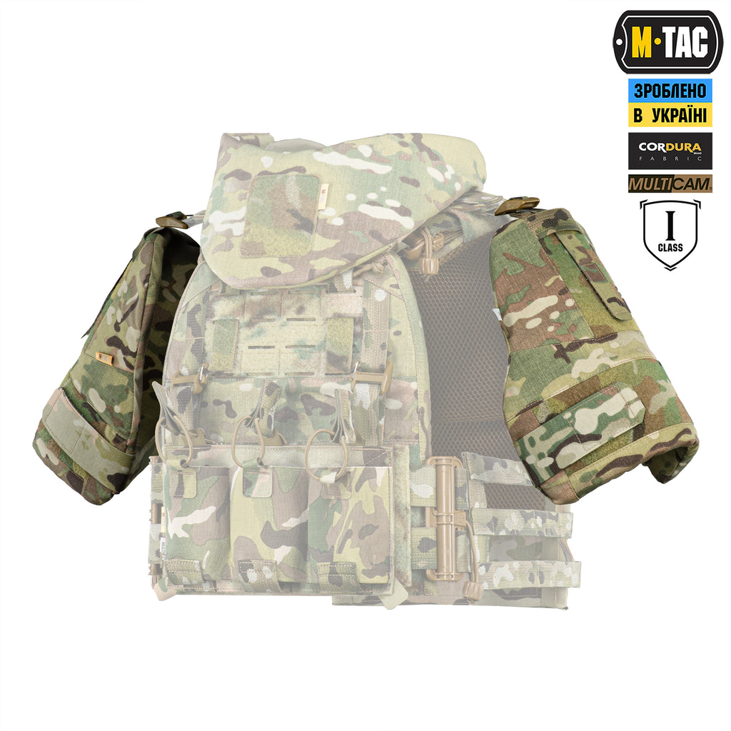 M-Tac плечовий захист з балістичними пакетами 1А для Cuirass QRS Multicam