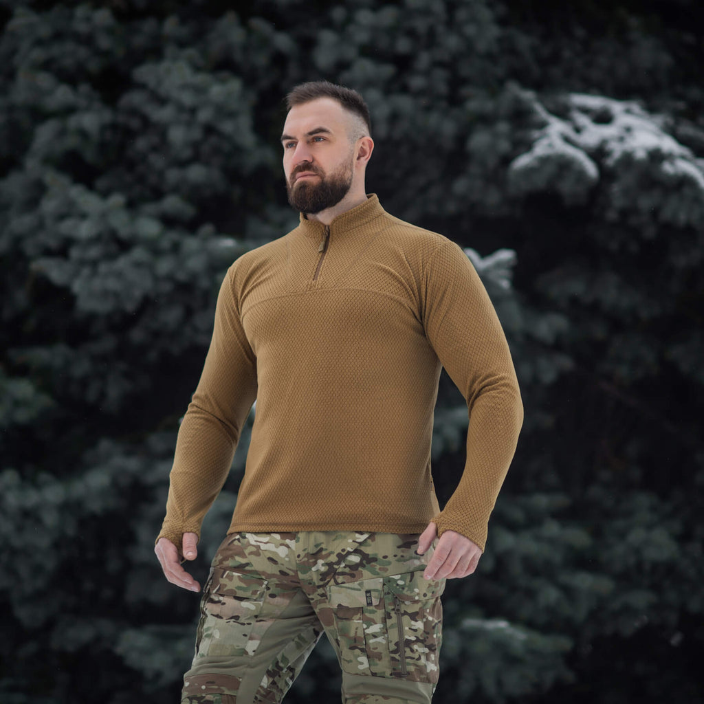 M-Tac термосорочка фліс Delta Level 2 Hex Coyote