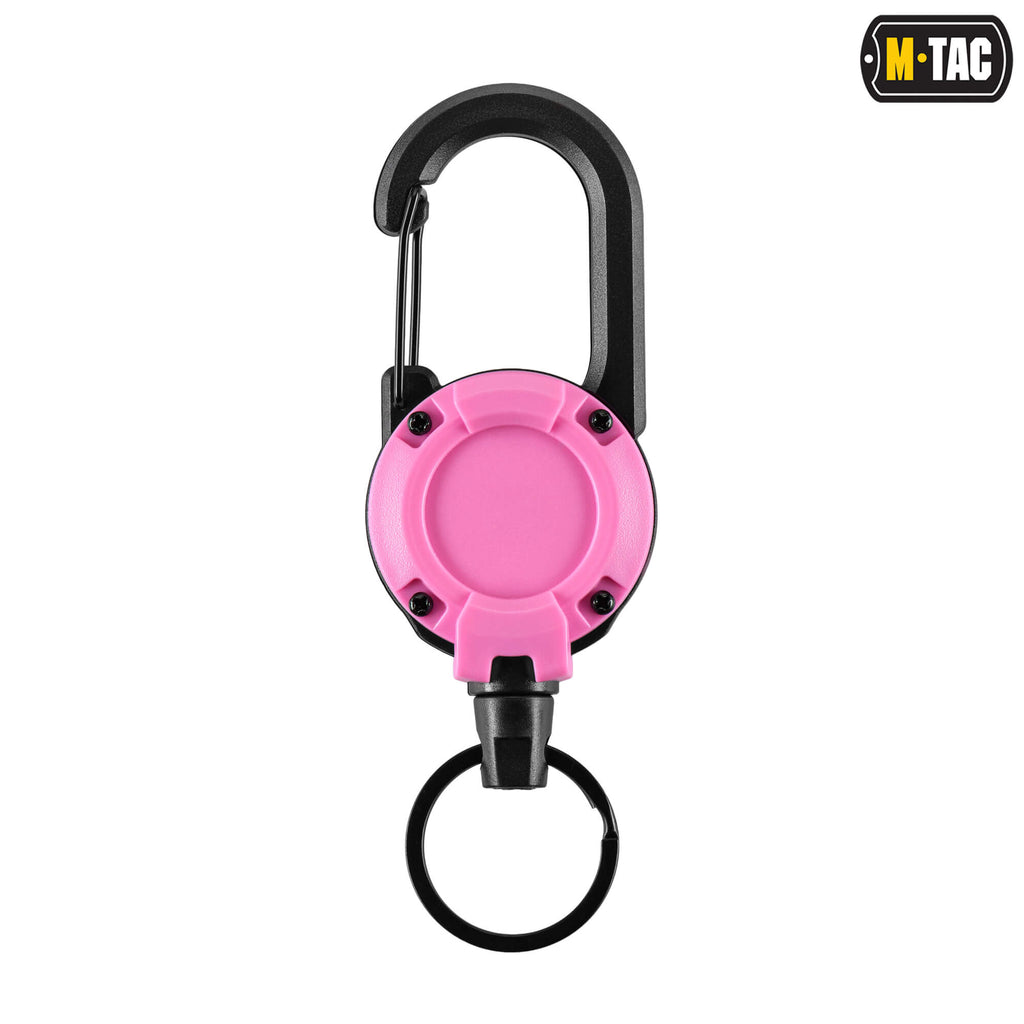 M-Tac карабин зі шнуром для ключів Pink