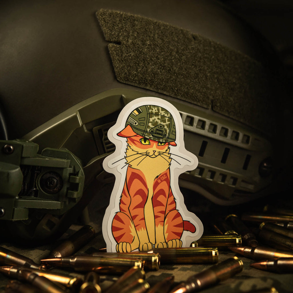 M-Tac наклейка Orange Cat