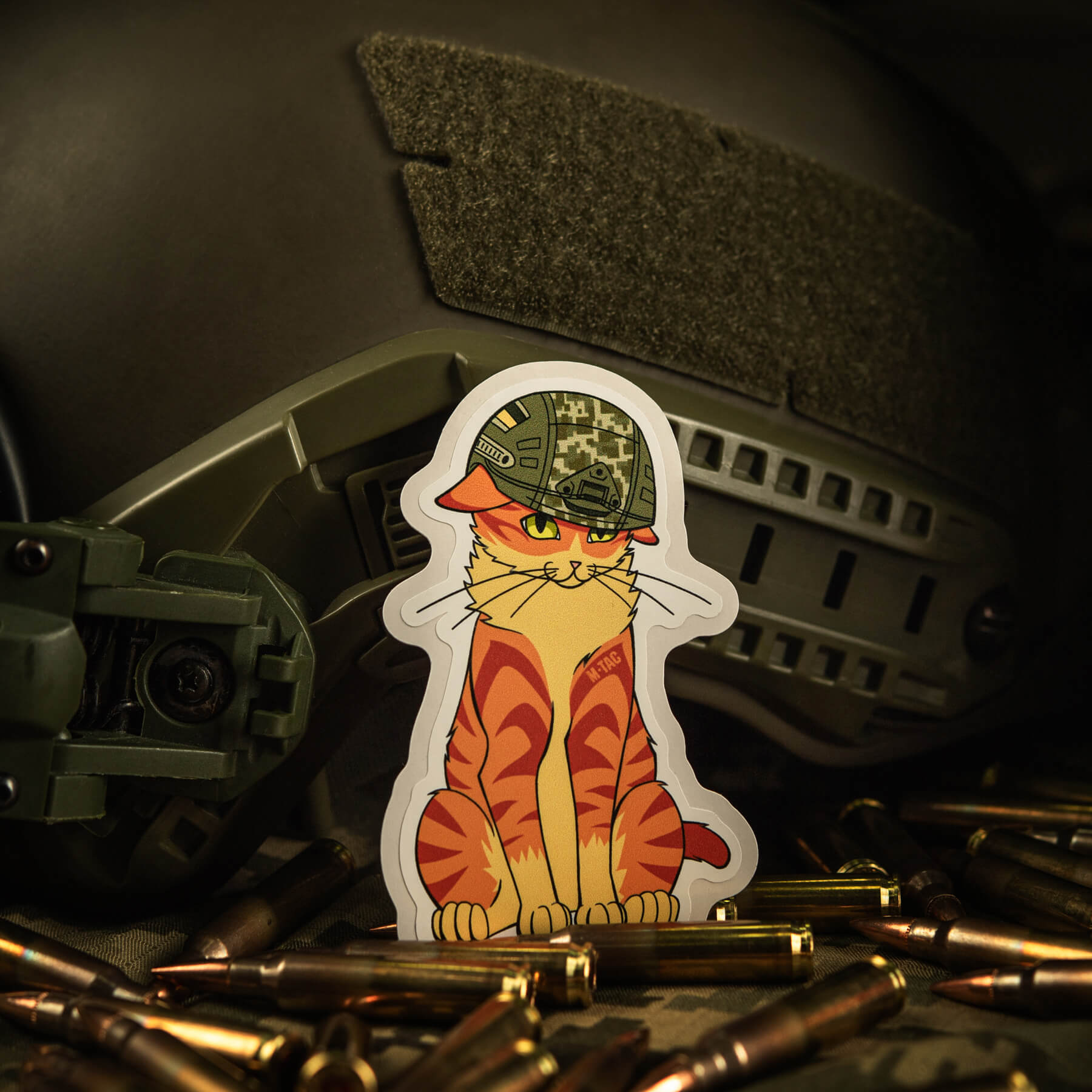 M-Tac наклейка Orange Cat