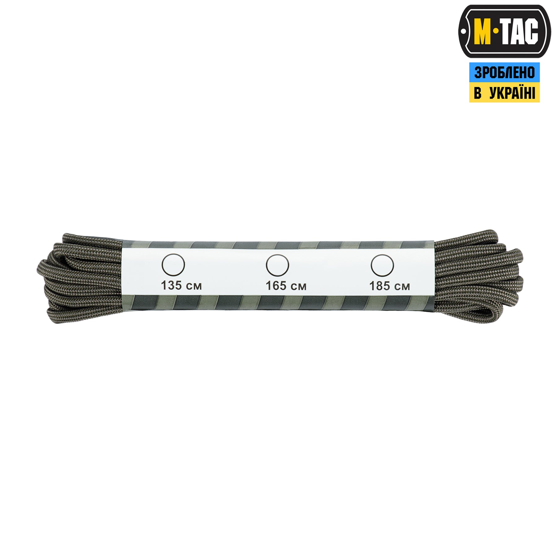 M-Tac шнурки паракорд OD Green Stripes тип.3 (135 СМ)