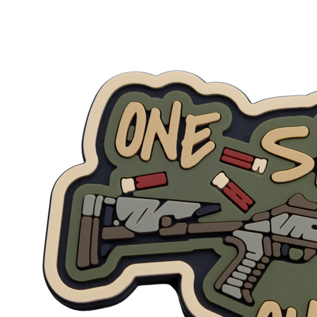 Brand Element нашивка One shot one drone (olive)