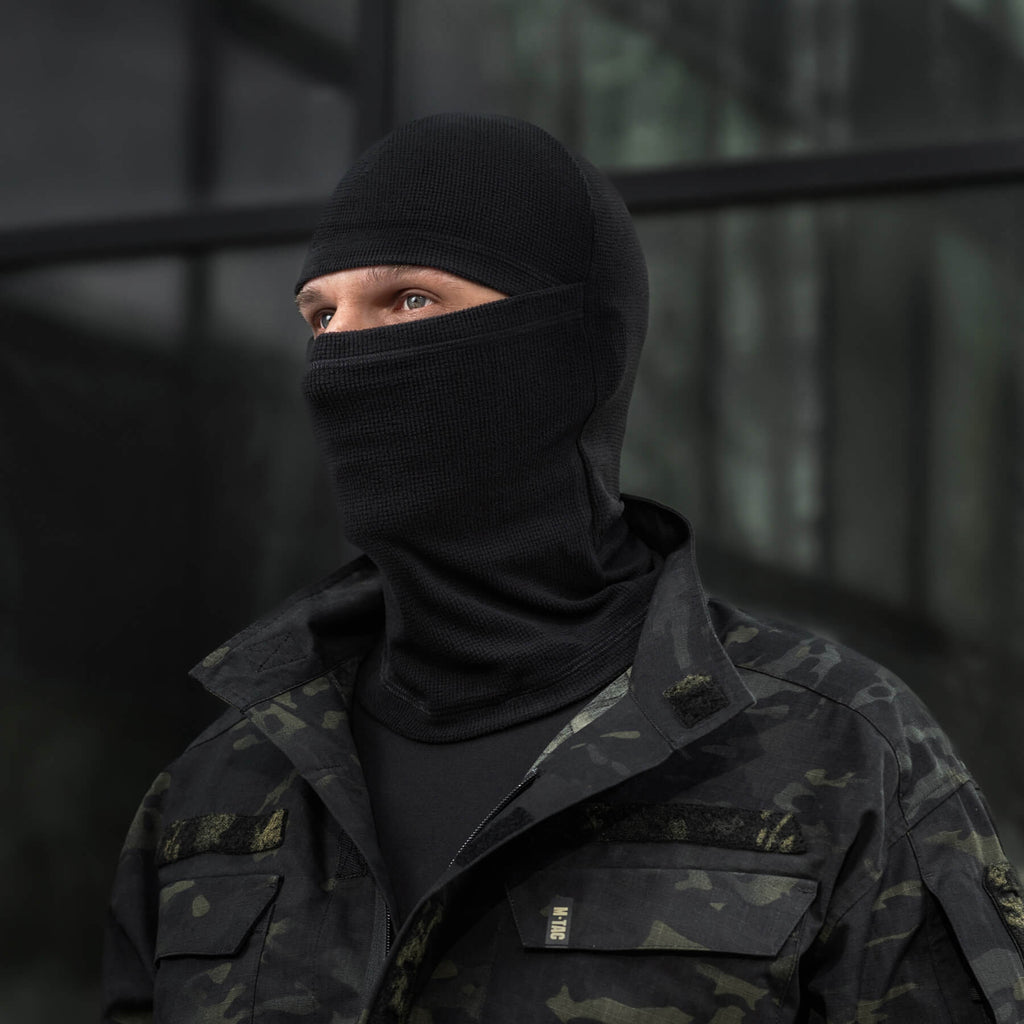 M-Tac балаклава-ніндзя Basic мікрофліс ріп-стоп Black