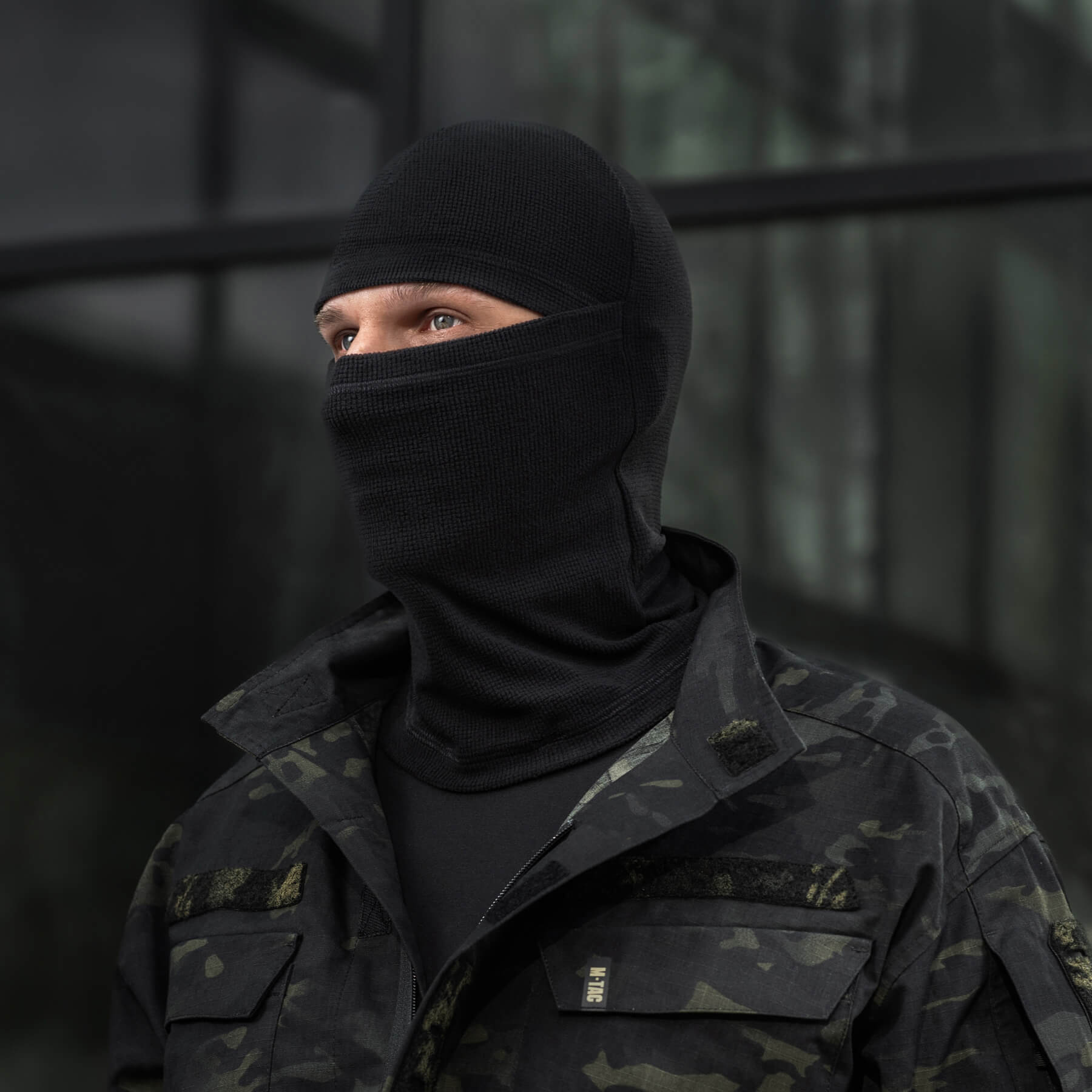 M-Tac балаклава-ніндзя Basic мікрофліс ріп-стоп Black