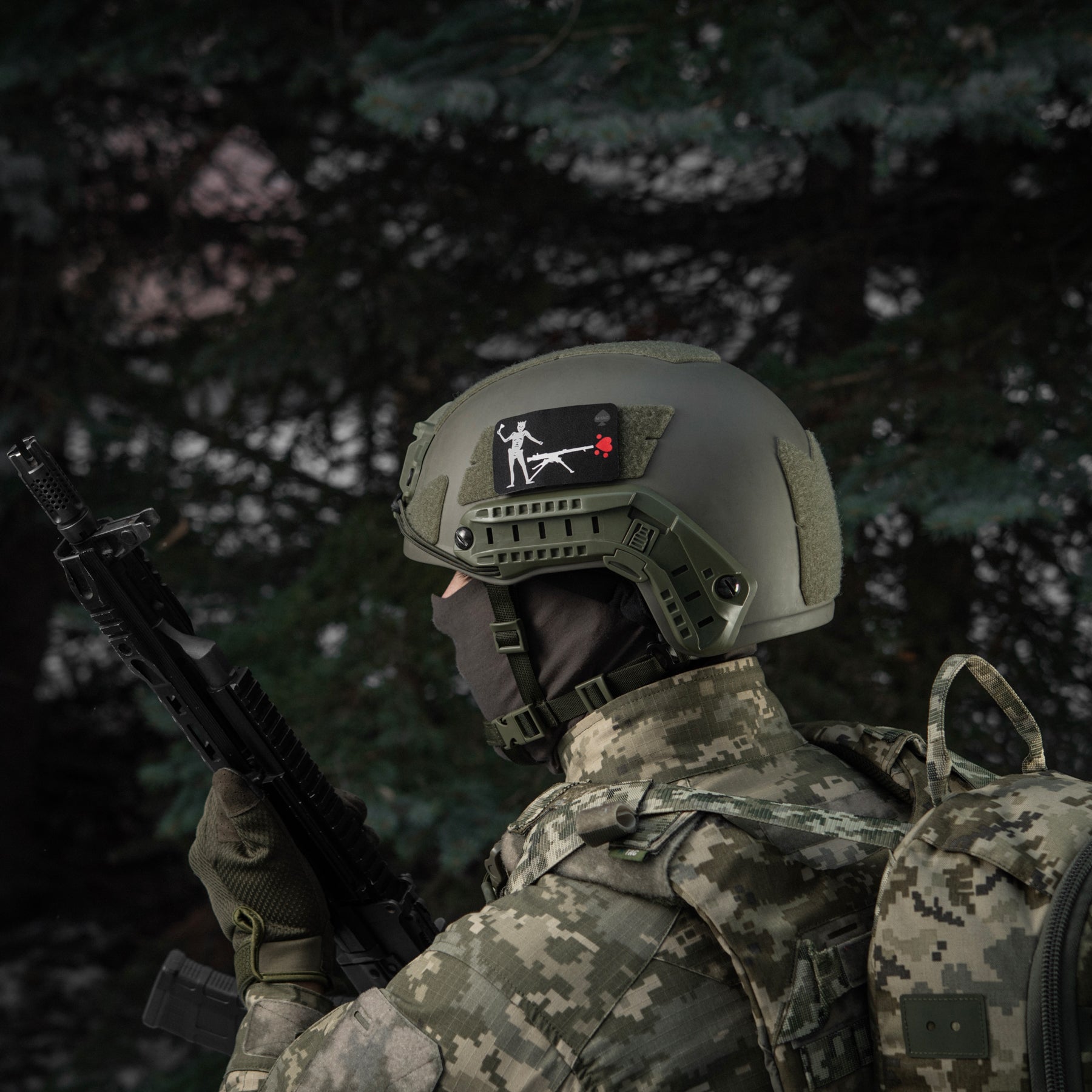 M-Tac нашивка прапор Чорна Борода СПГ-9 Black
