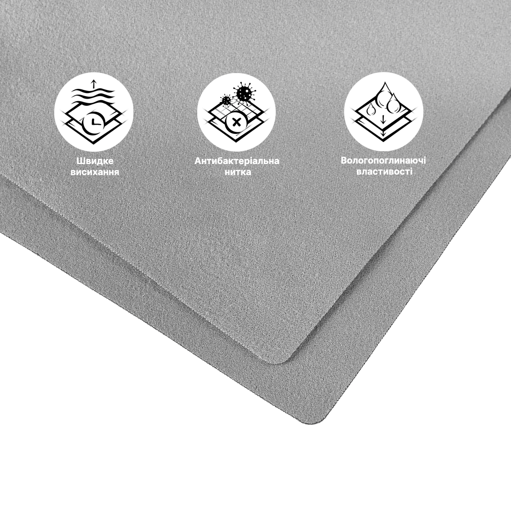 Хустинка EDC Microfiber Сіра