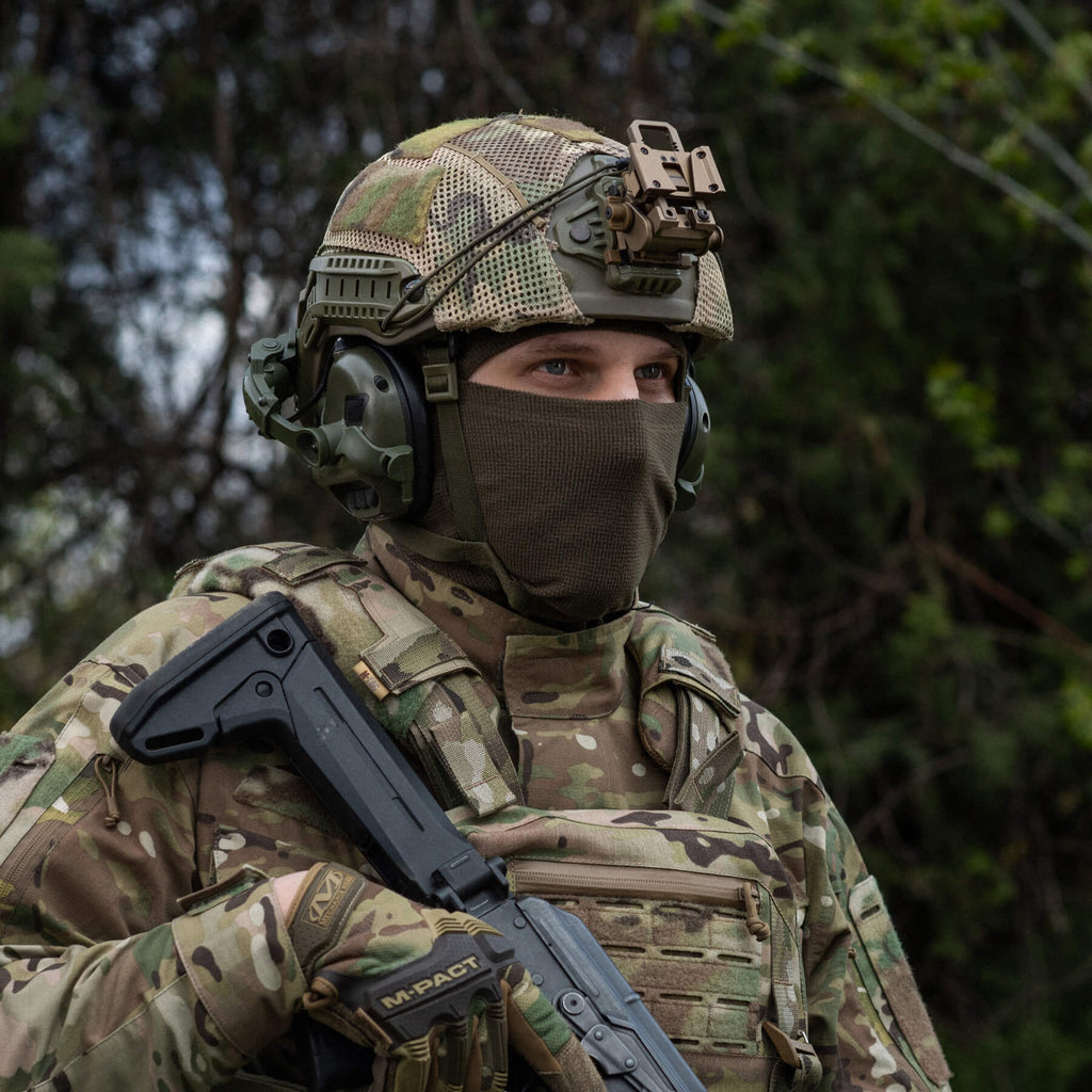 M-Tac балаклава-ніндзя Pro мікрофліс ріп-стоп Dark Olive