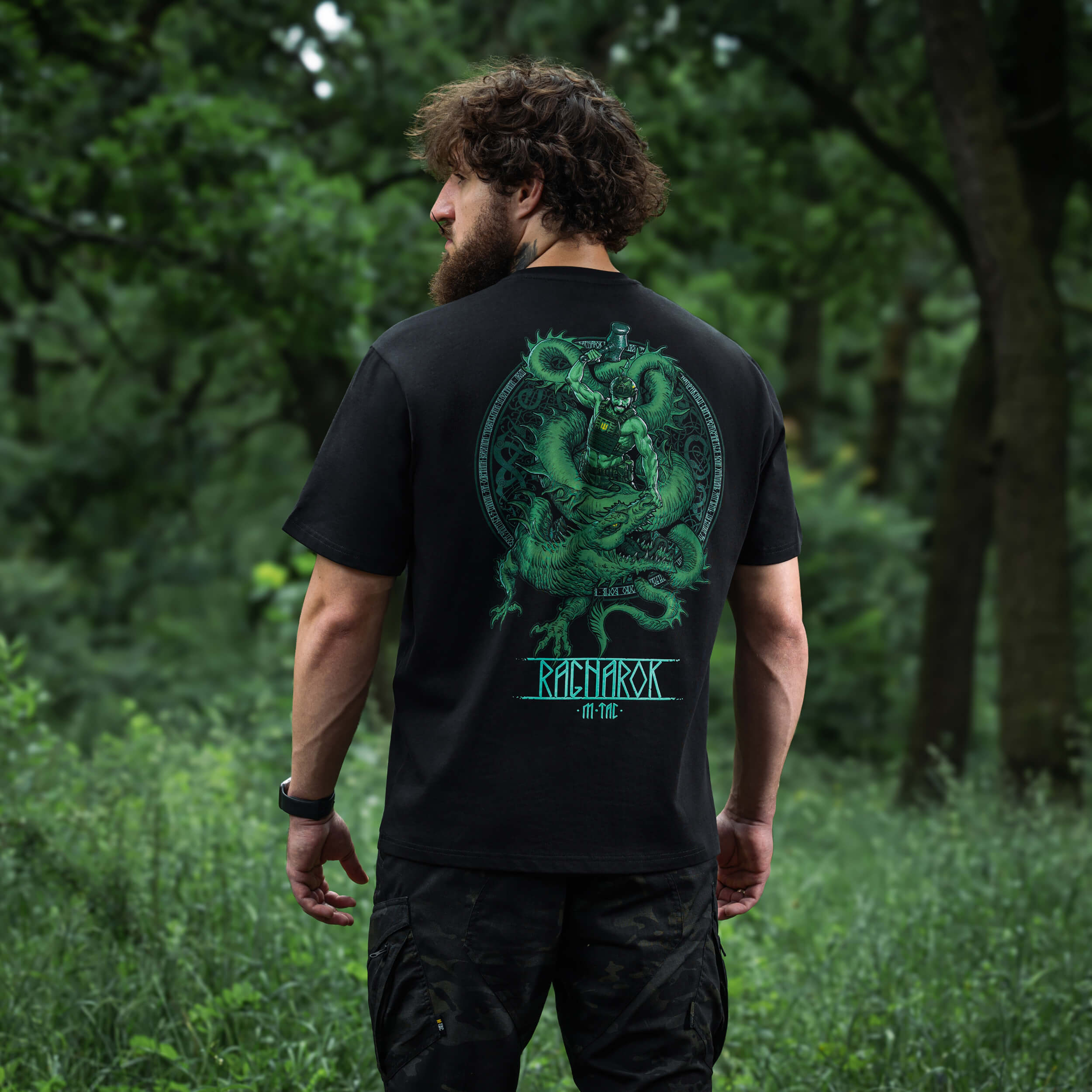 M-Tac футболка Ragnarok Night Vision Cotton Hard Black
