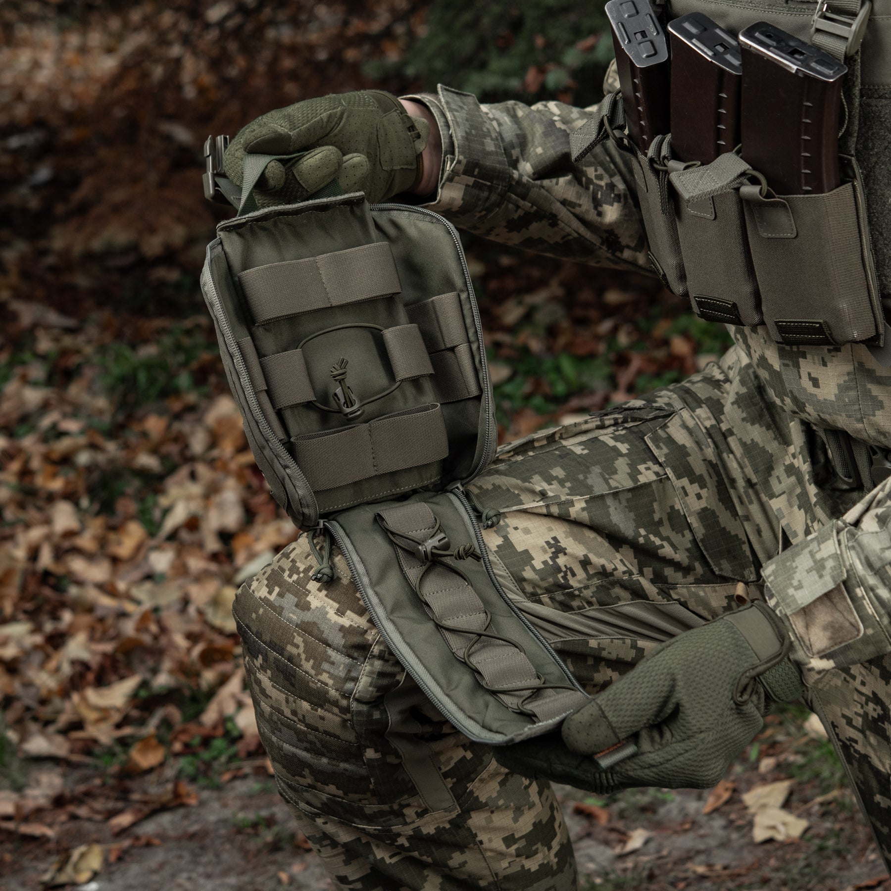 M-Tac підсумок медичний Elite Rip Off Gen.II Ranger Green