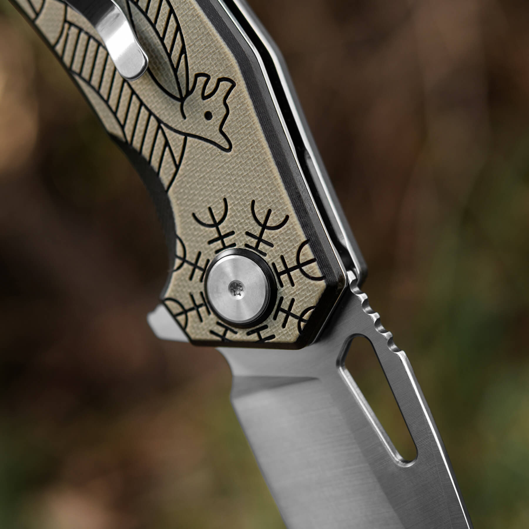 M-Tac ніж складний Type 12 Scandinavian Black/Sand